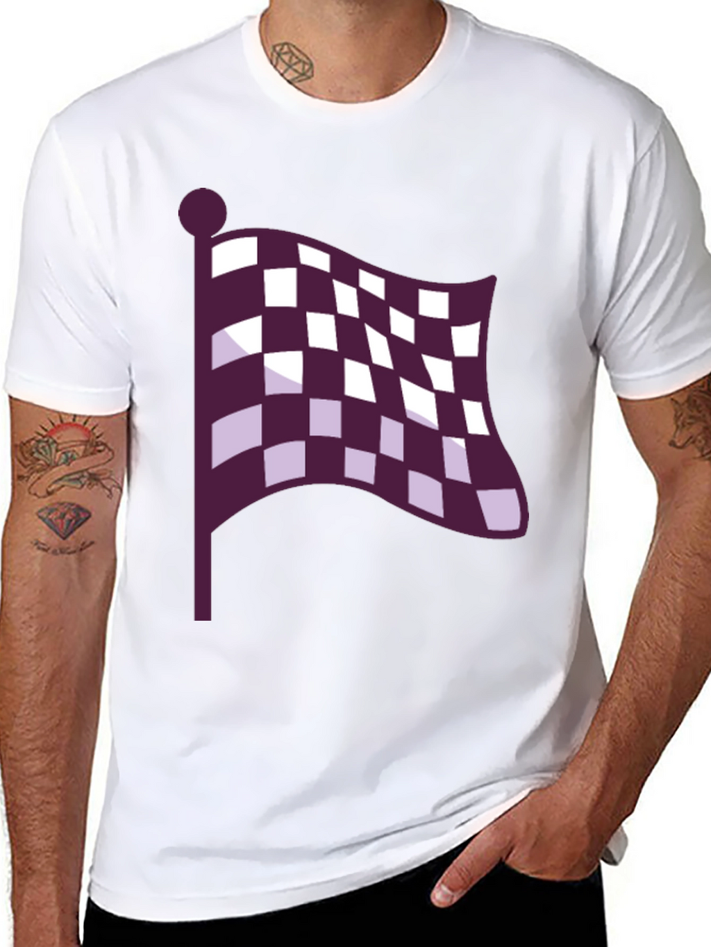 Racing Flag Graphic T-Shirt