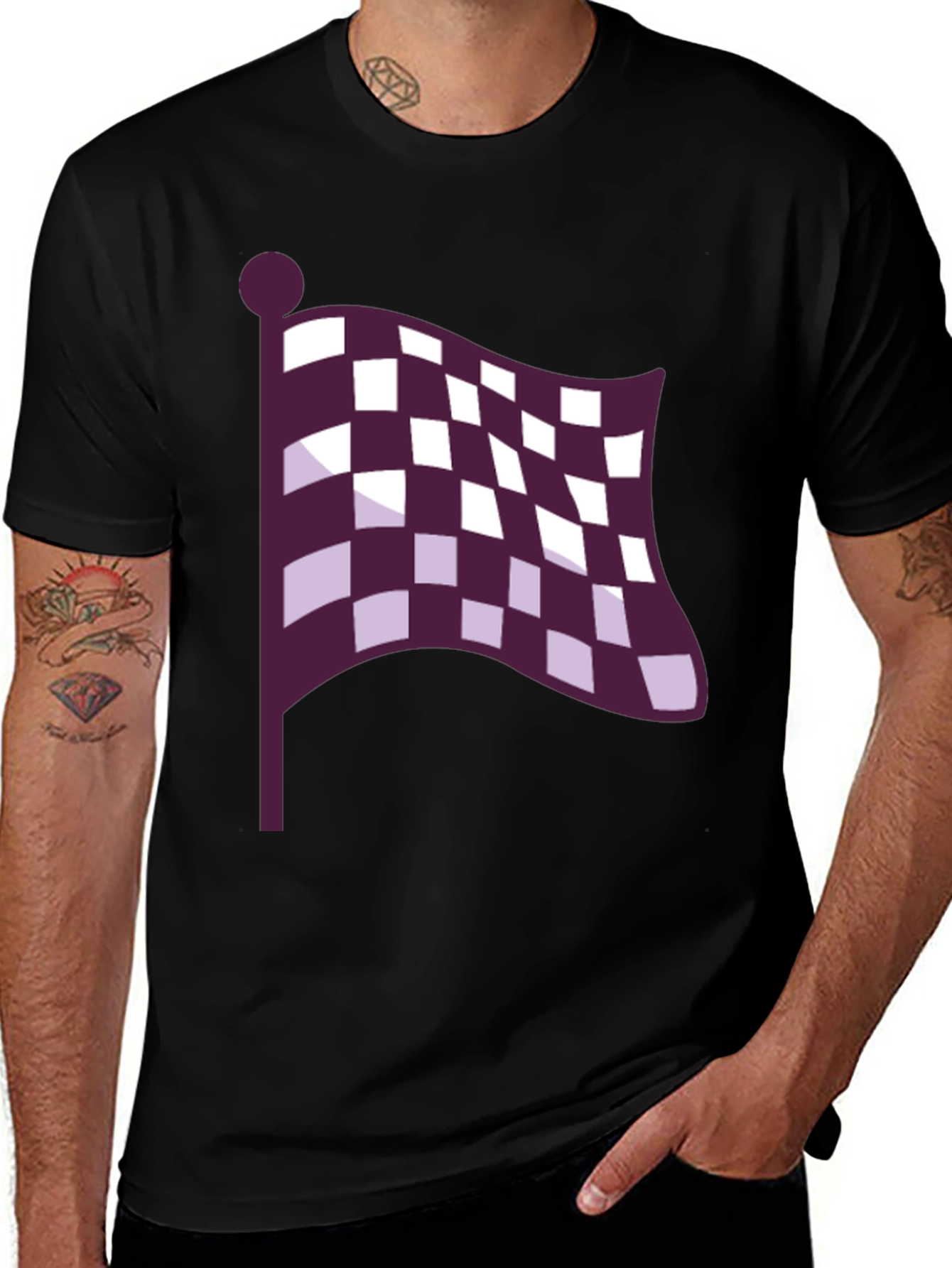 Racing Flag Graphic T-Shirt