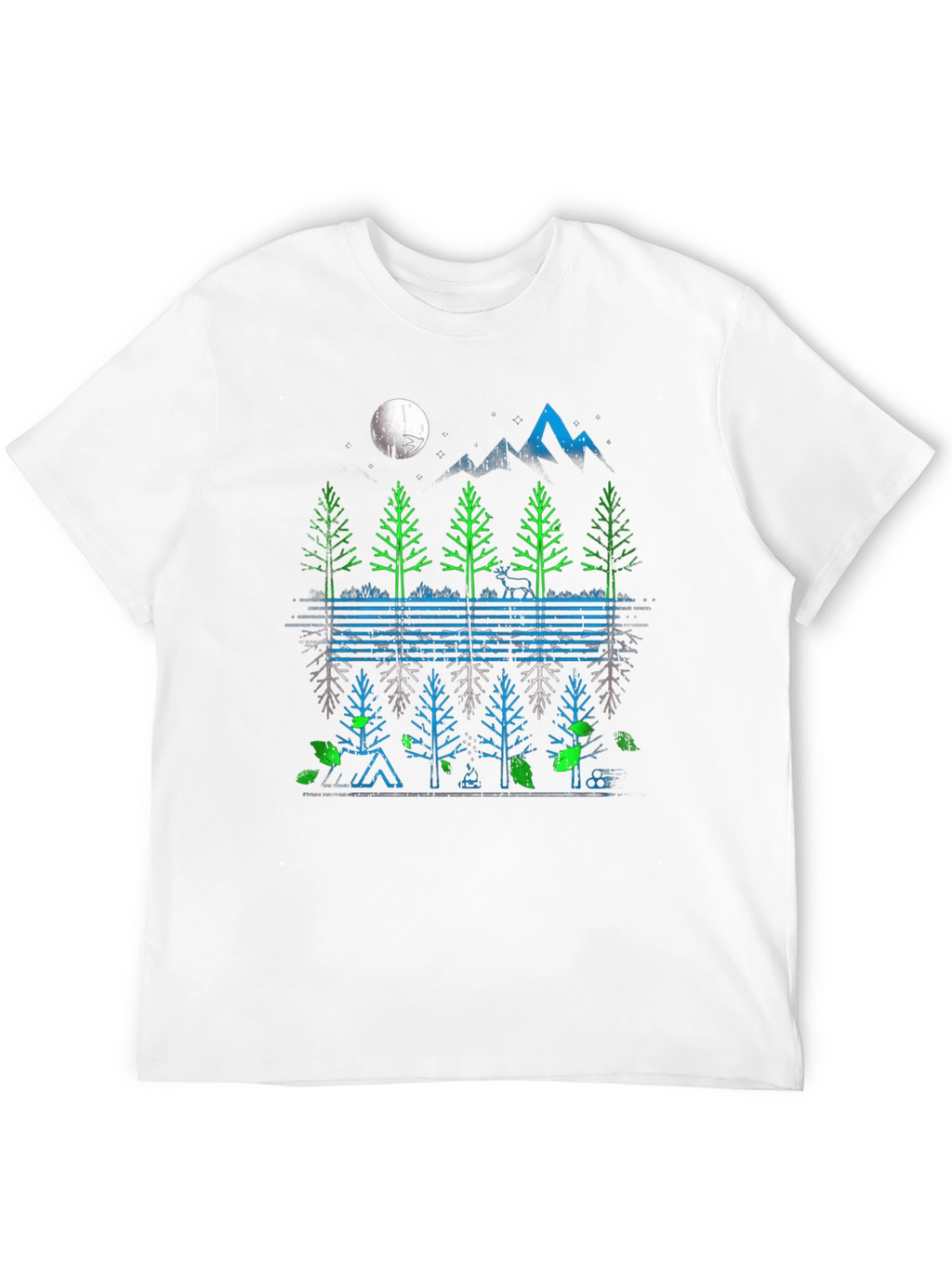 Nature Reflection Graphic T-Shirt