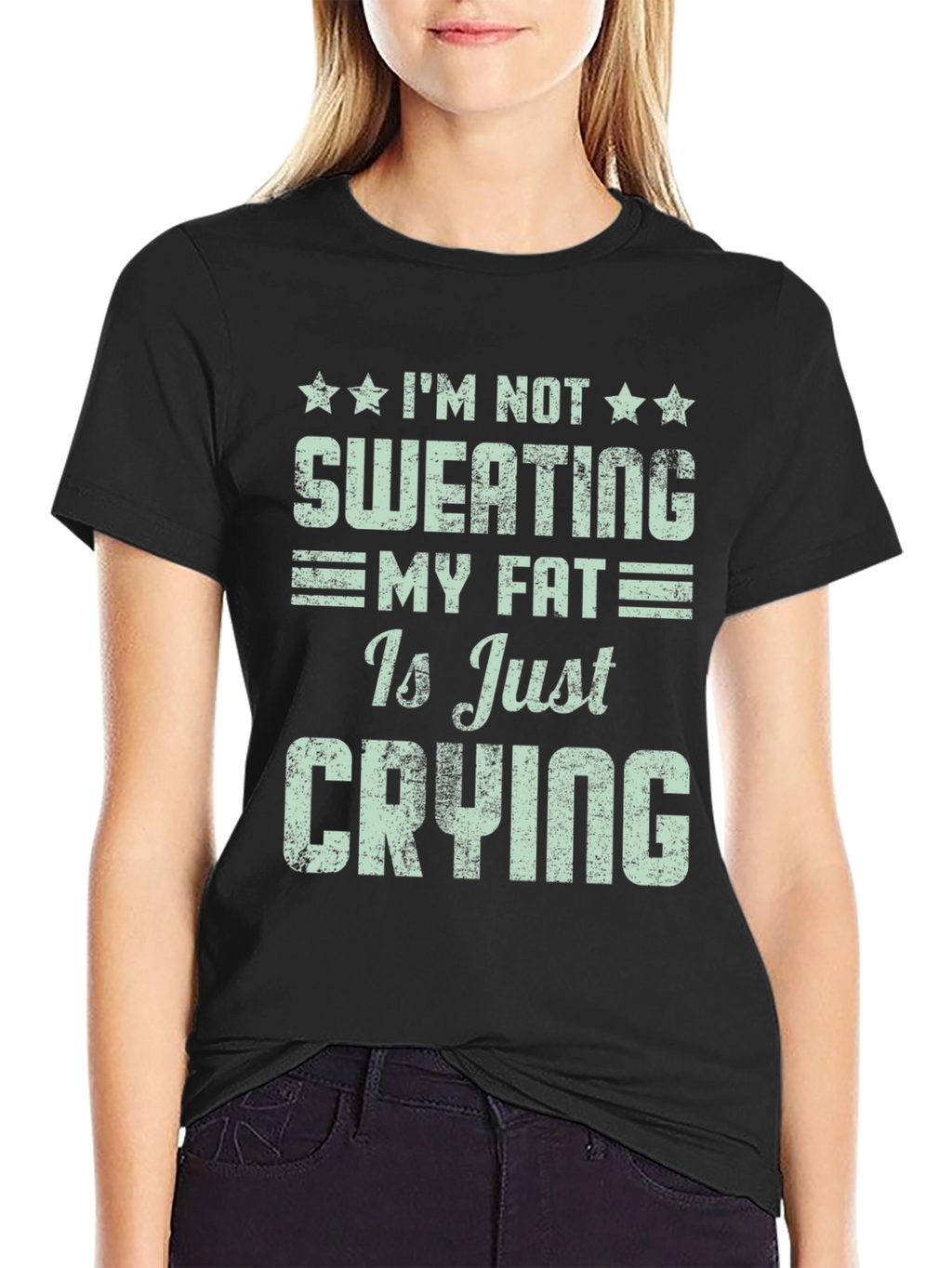 Funny Workout T-Shirt: Im Not Sweating