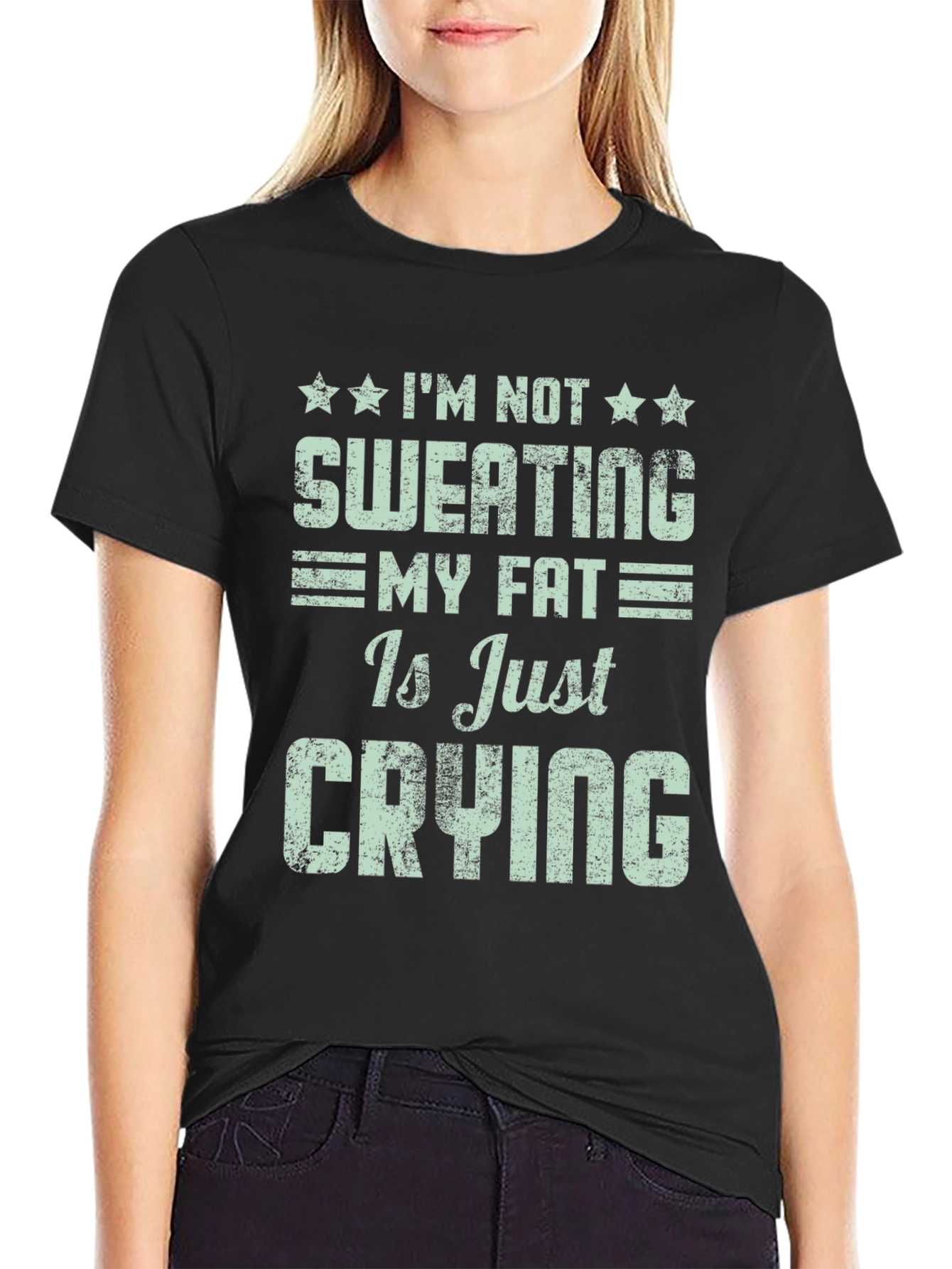 Funny Workout T-Shirt: Im Not Sweating