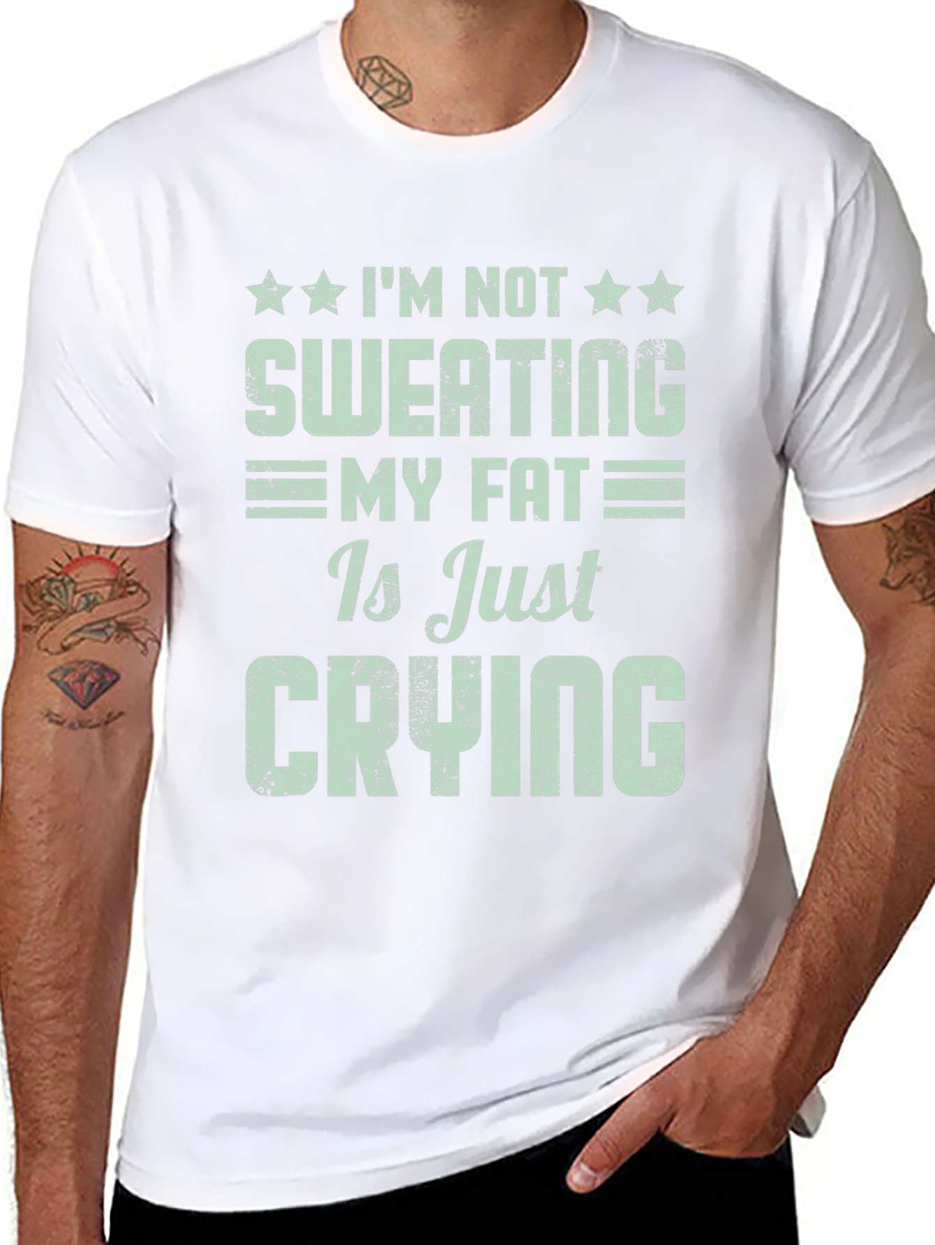 Funny Workout T-Shirt: Im Not Sweating