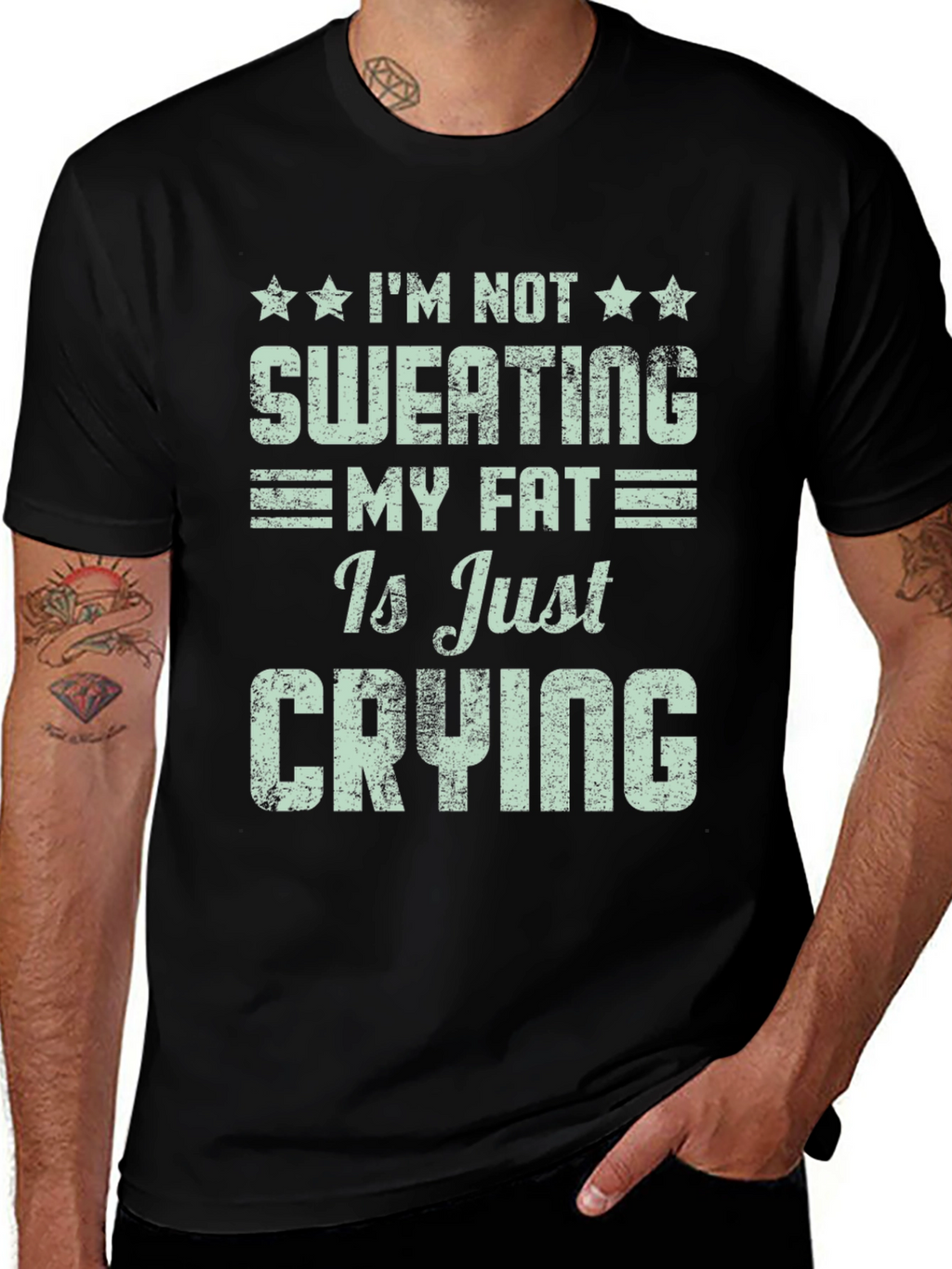 Funny Workout T-Shirt: Im Not Sweating