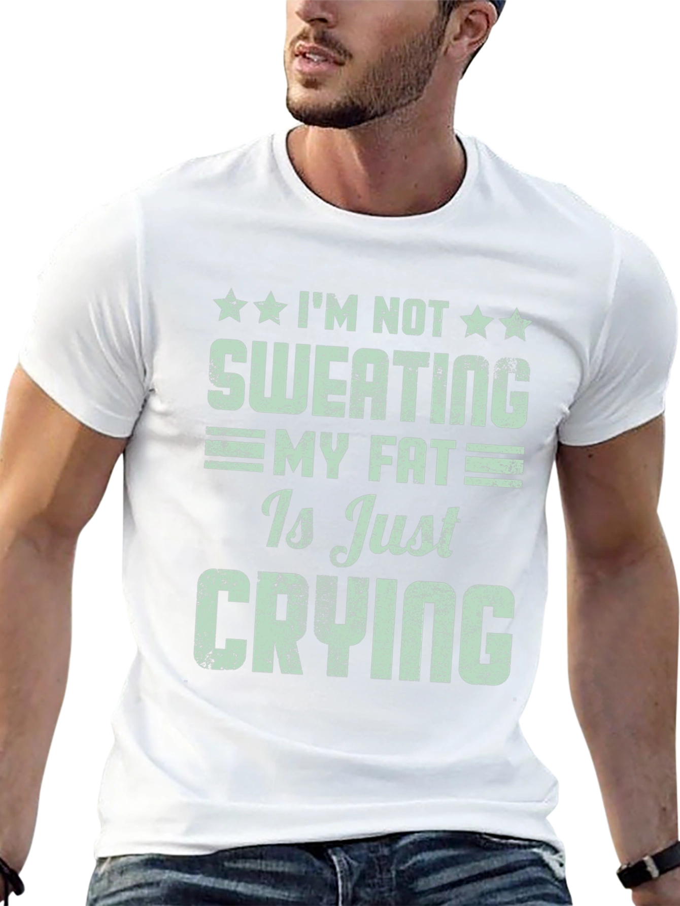 Funny Workout T-Shirt: Im Not Sweating