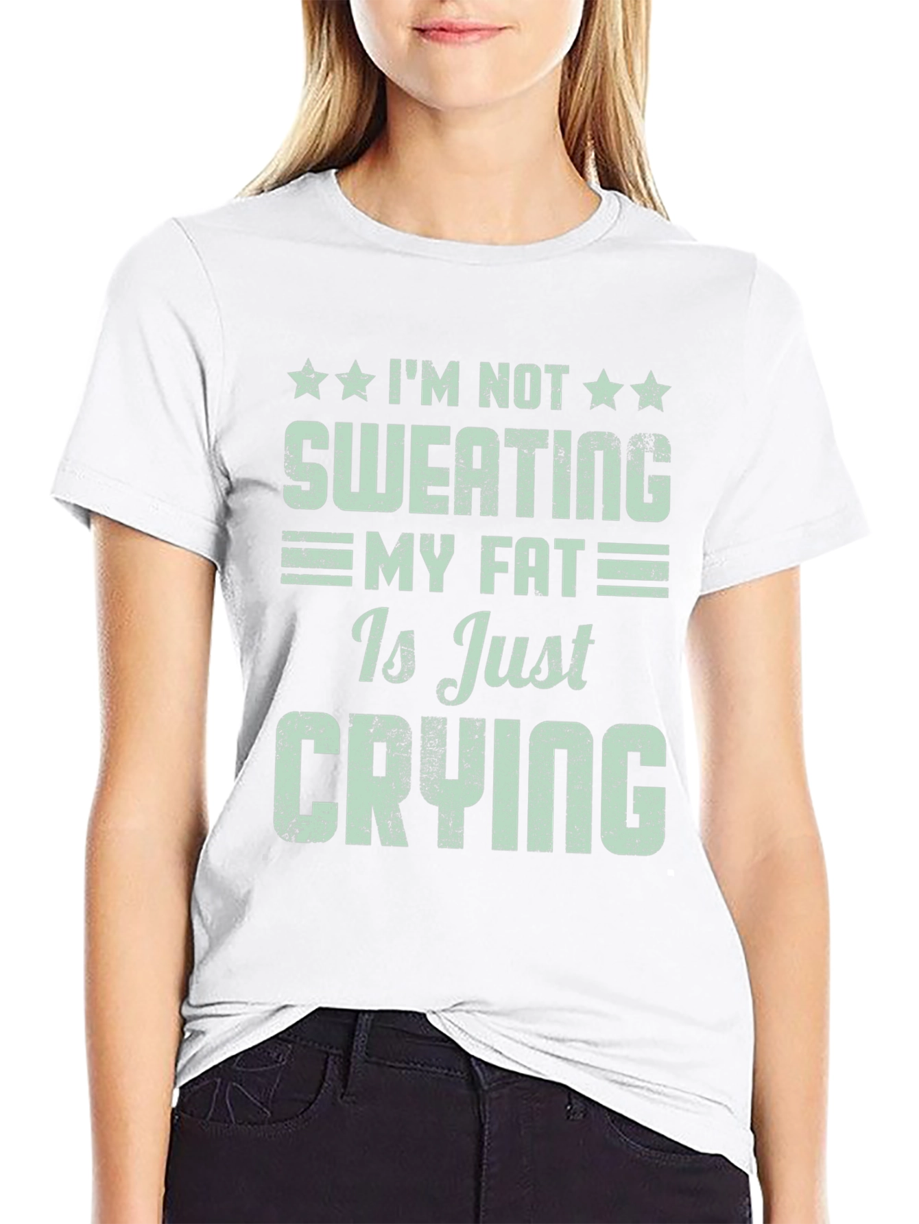 Funny Workout T-Shirt: Im Not Sweating