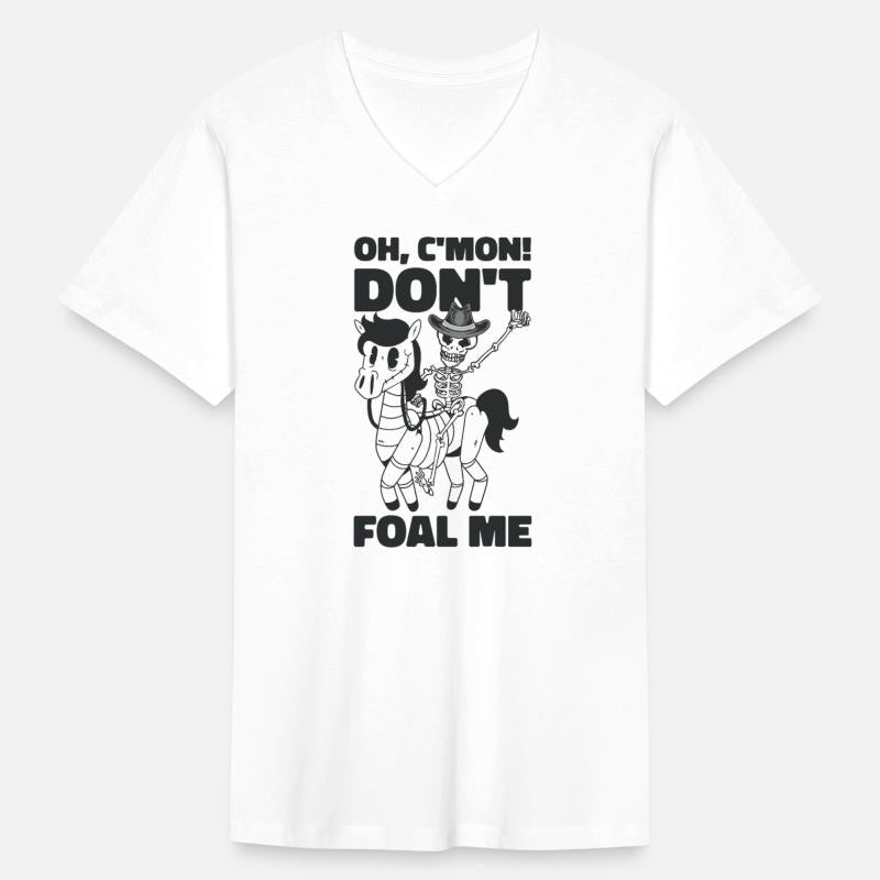 Halloween Cowboy Skeleton Foal Horse Riding