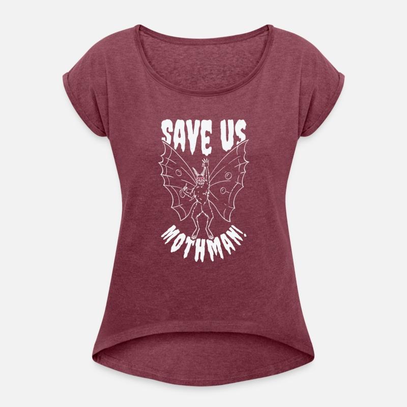 Halloween Mothman Mythical Line Art Beast Monster