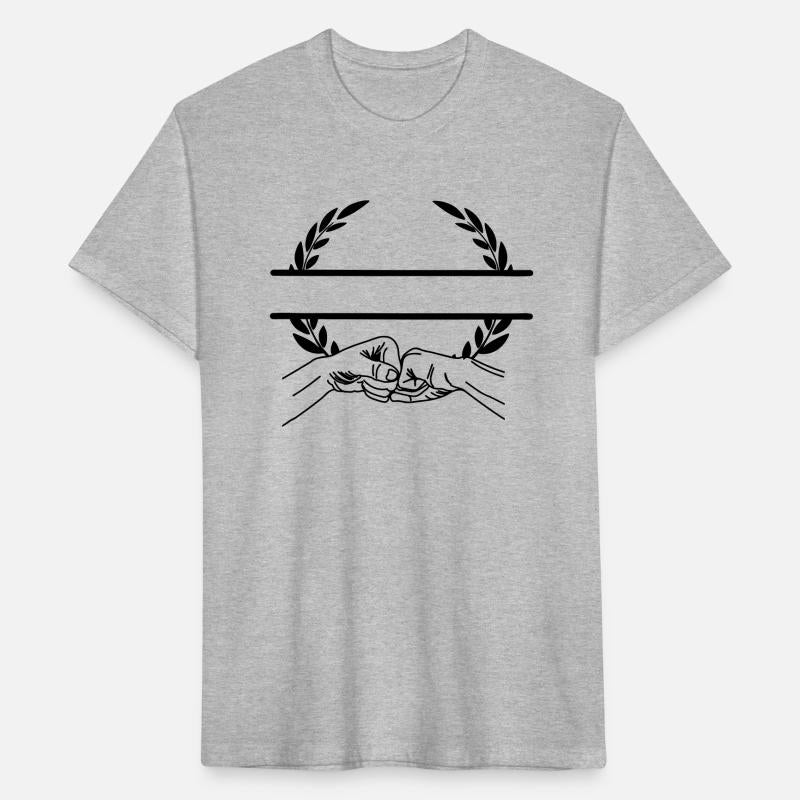 Hand gesture of two fists working together