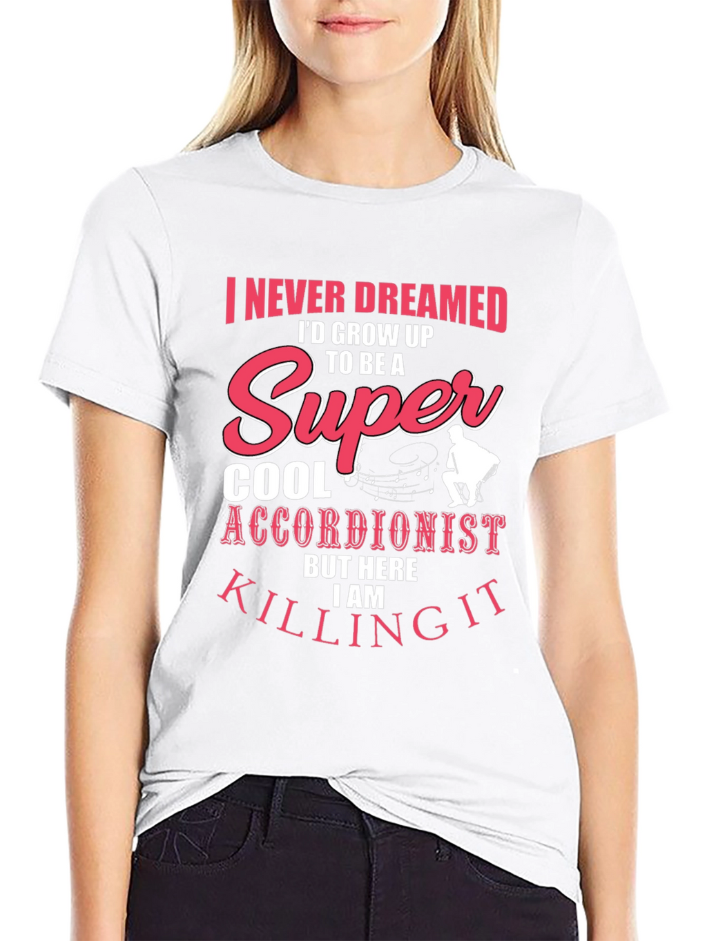 Super Cool Accordionist T-Shirt