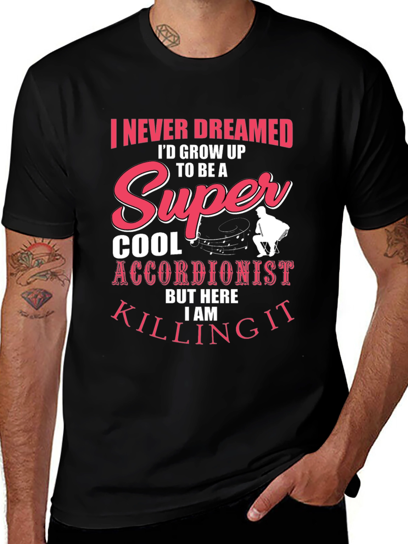 Super Cool Accordionist T-Shirt