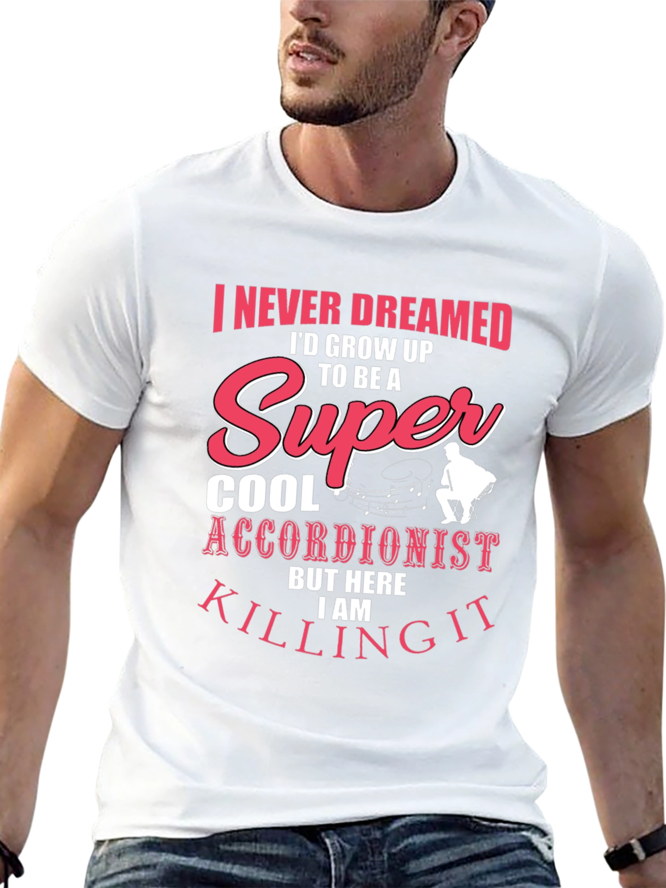 Super Cool Accordionist T-Shirt