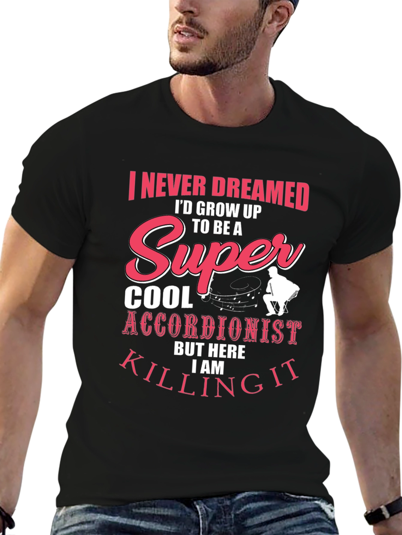 Super Cool Accordionist T-Shirt