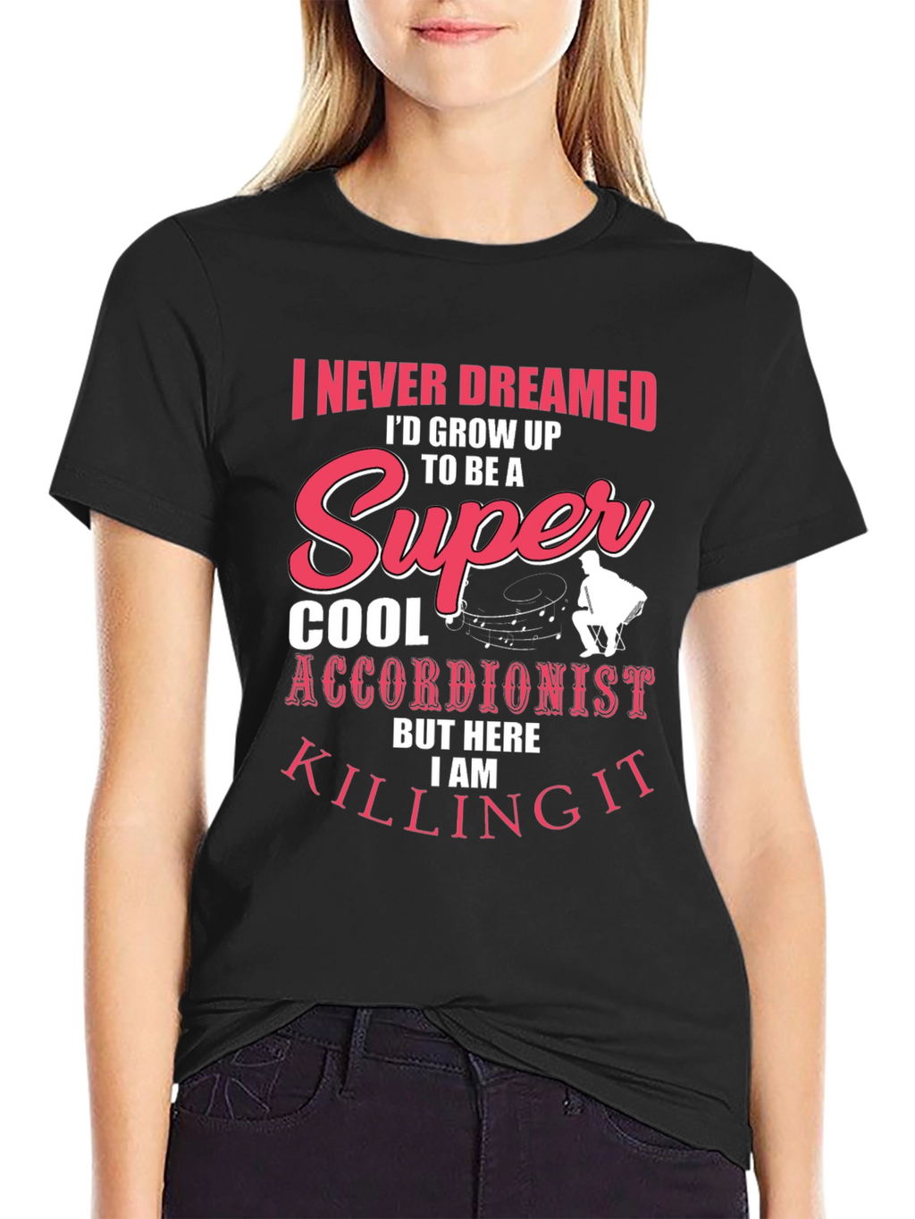 Super Cool Accordionist T-Shirt