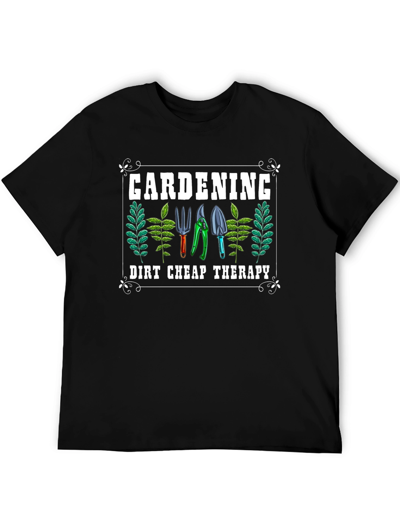 Gardening Therapy T-Shirt - Dirt Cheap Therapy