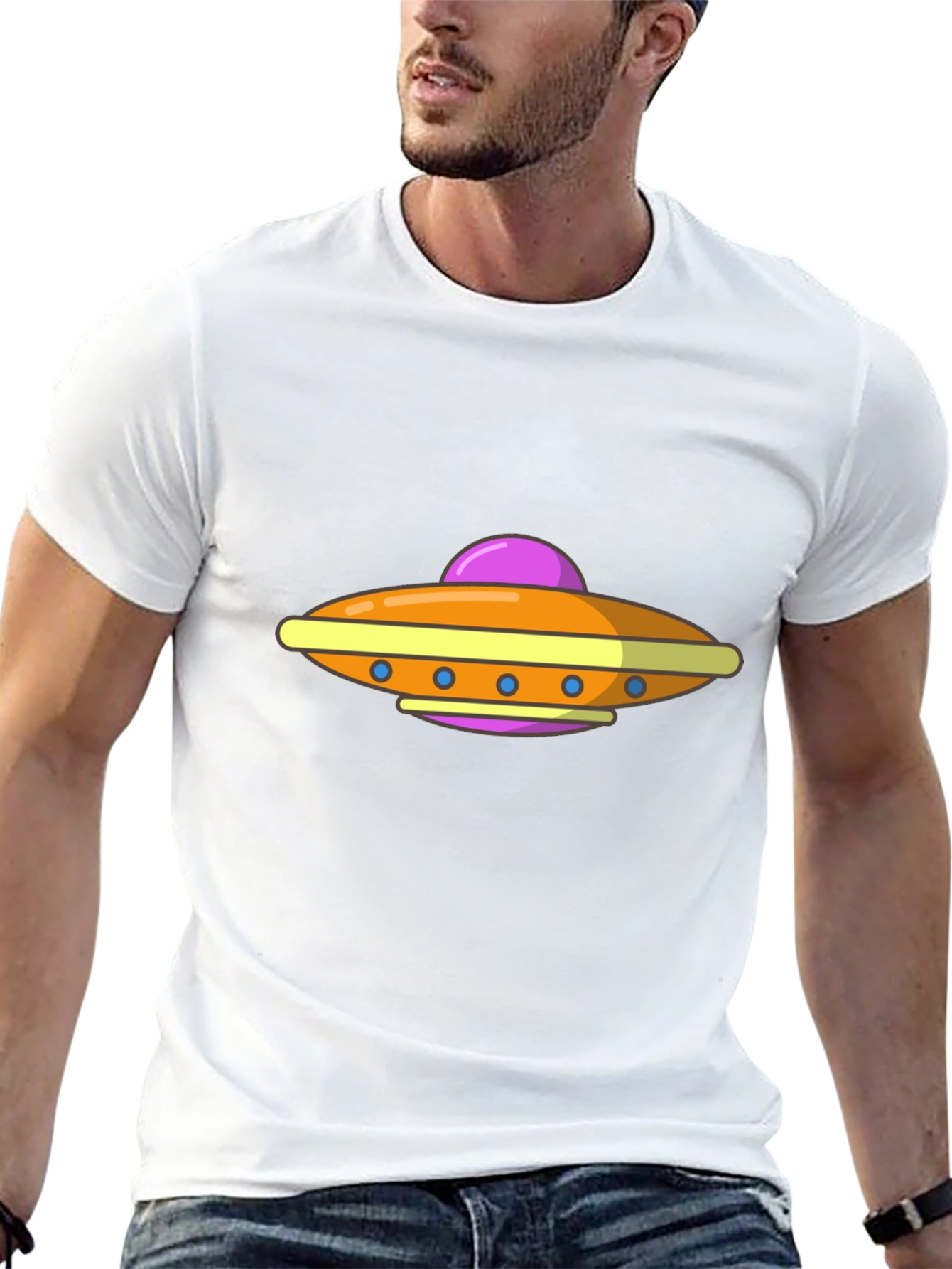 UFO Graphic T-Shirt - Sci-Fi Tee