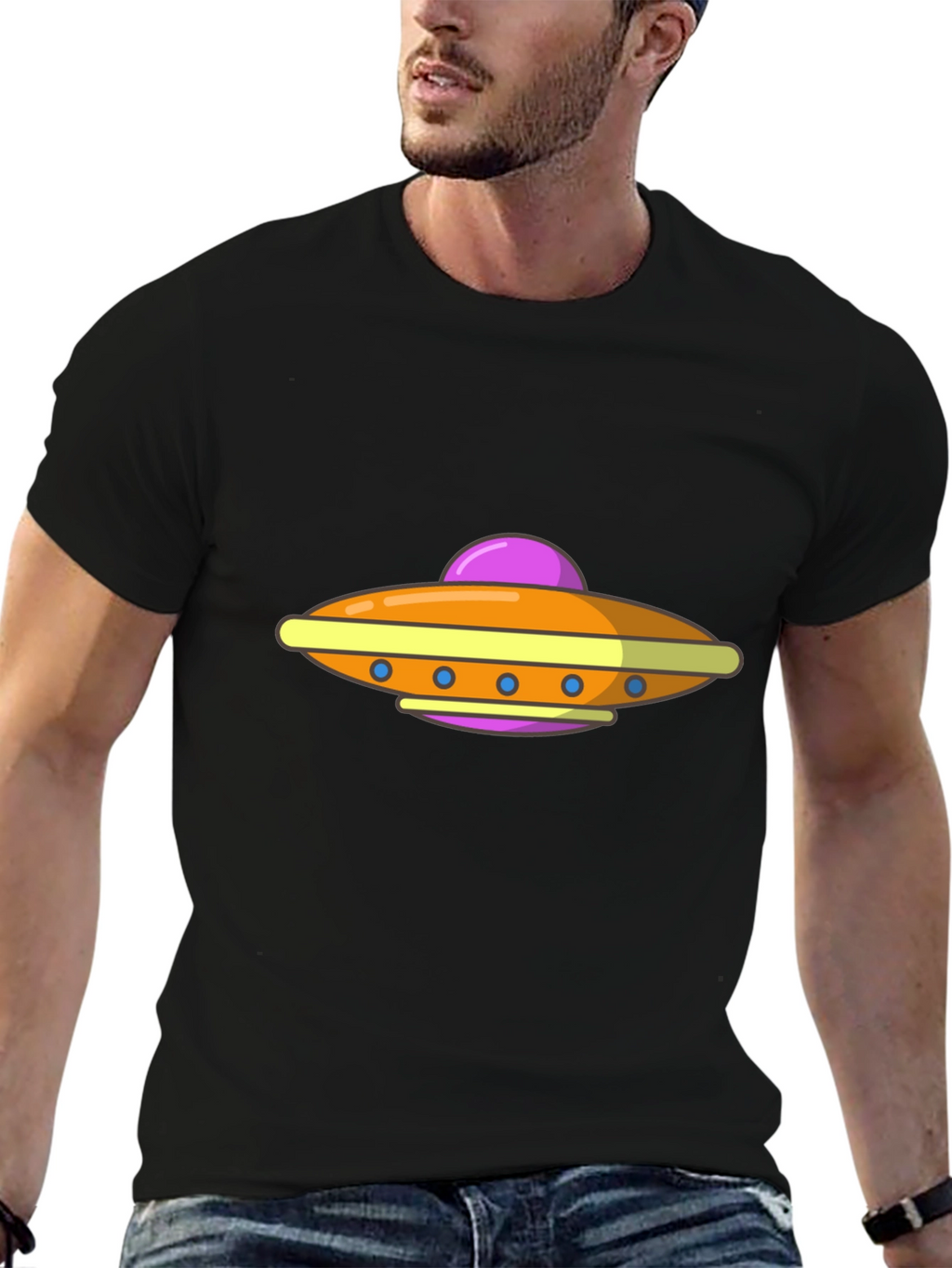 UFO Graphic T-Shirt - Sci-Fi Tee
