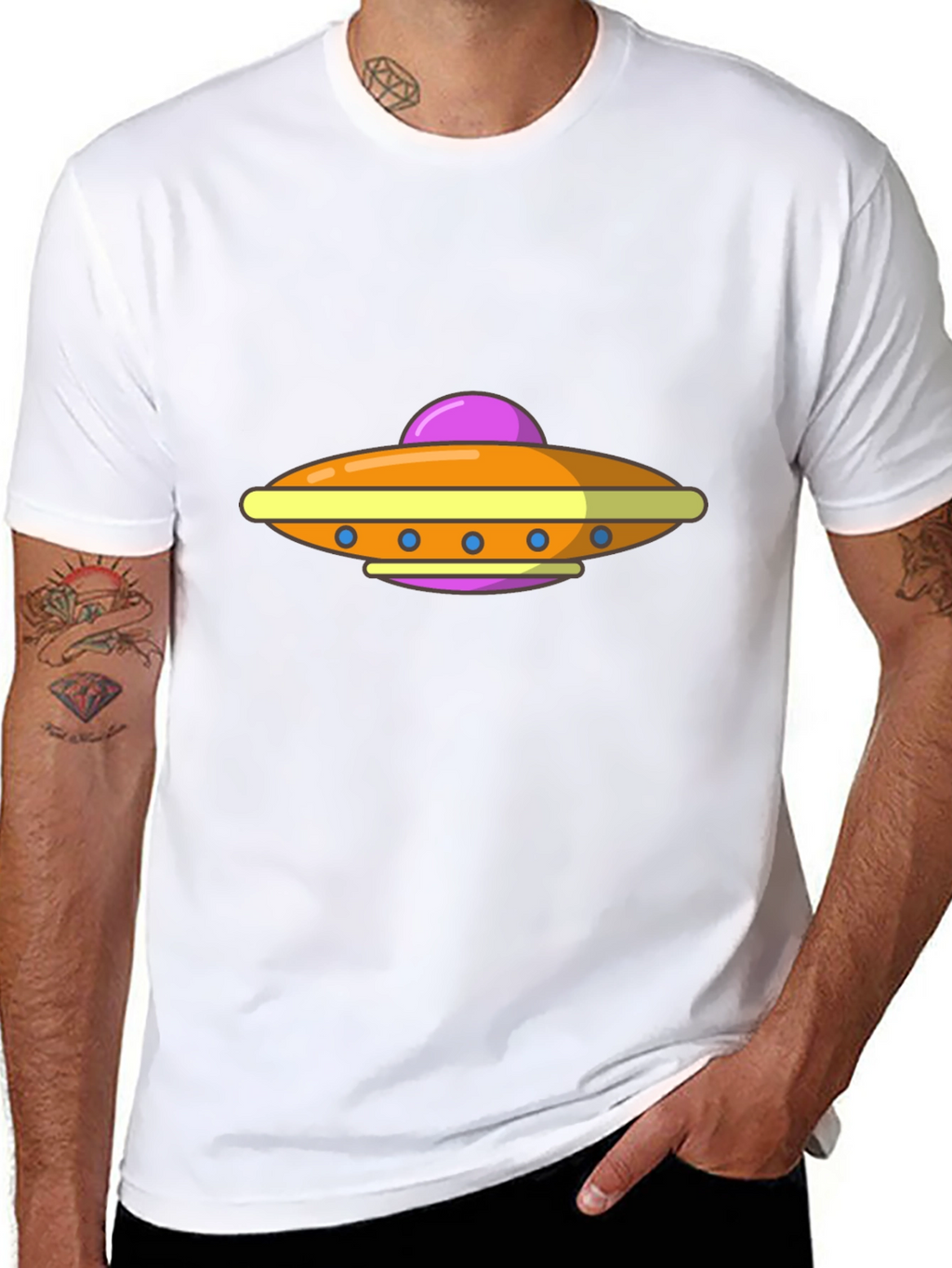 UFO Graphic T-Shirt - Sci-Fi Tee
