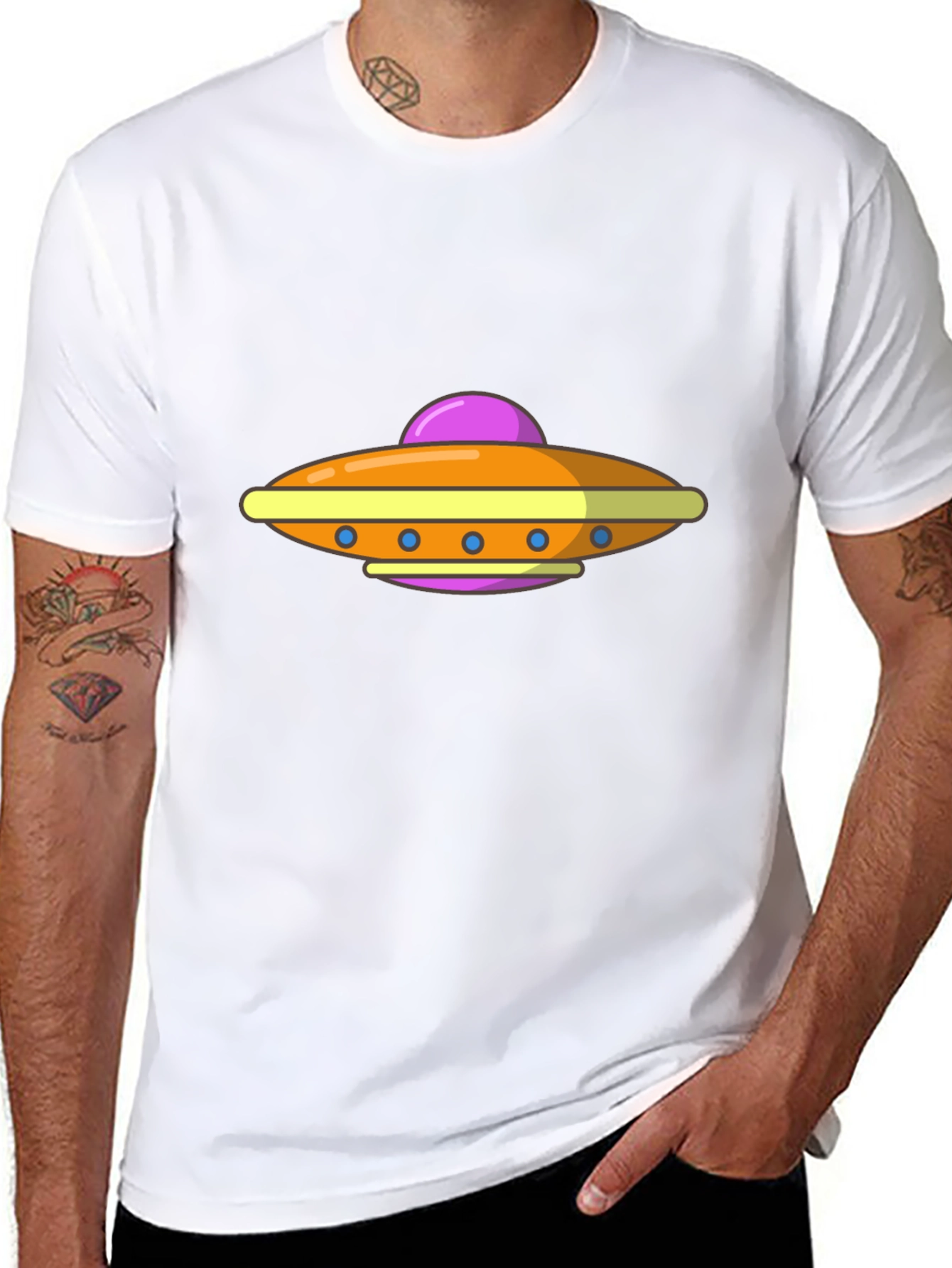 UFO Graphic T-Shirt - Sci-Fi Tee