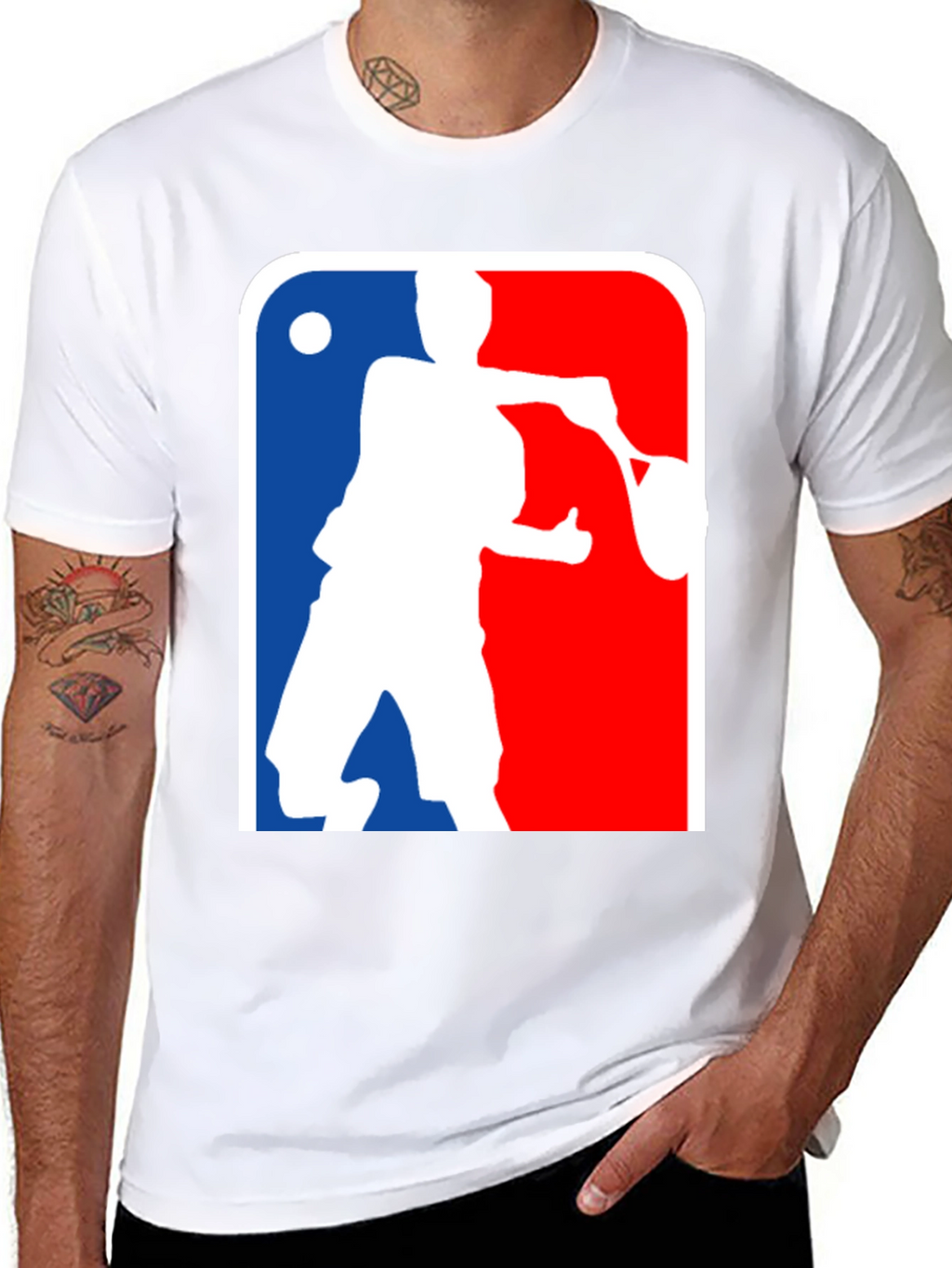 Tennis Player Graphic T-Shirt
