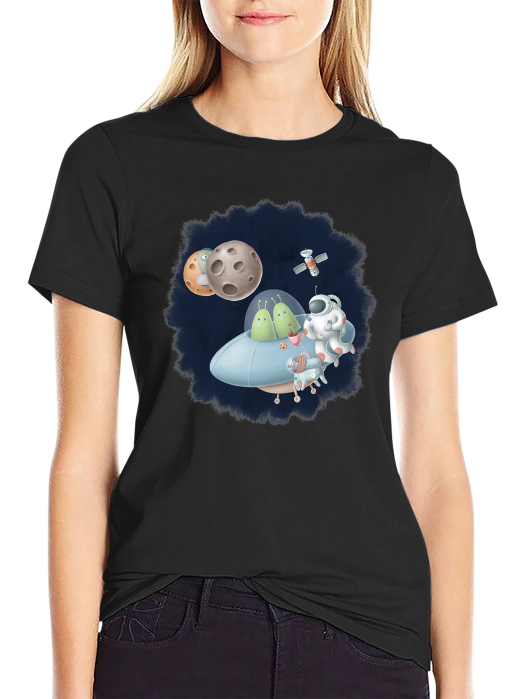 Cosmic Crew T-Shirt - Fun Space Graphic Tee
