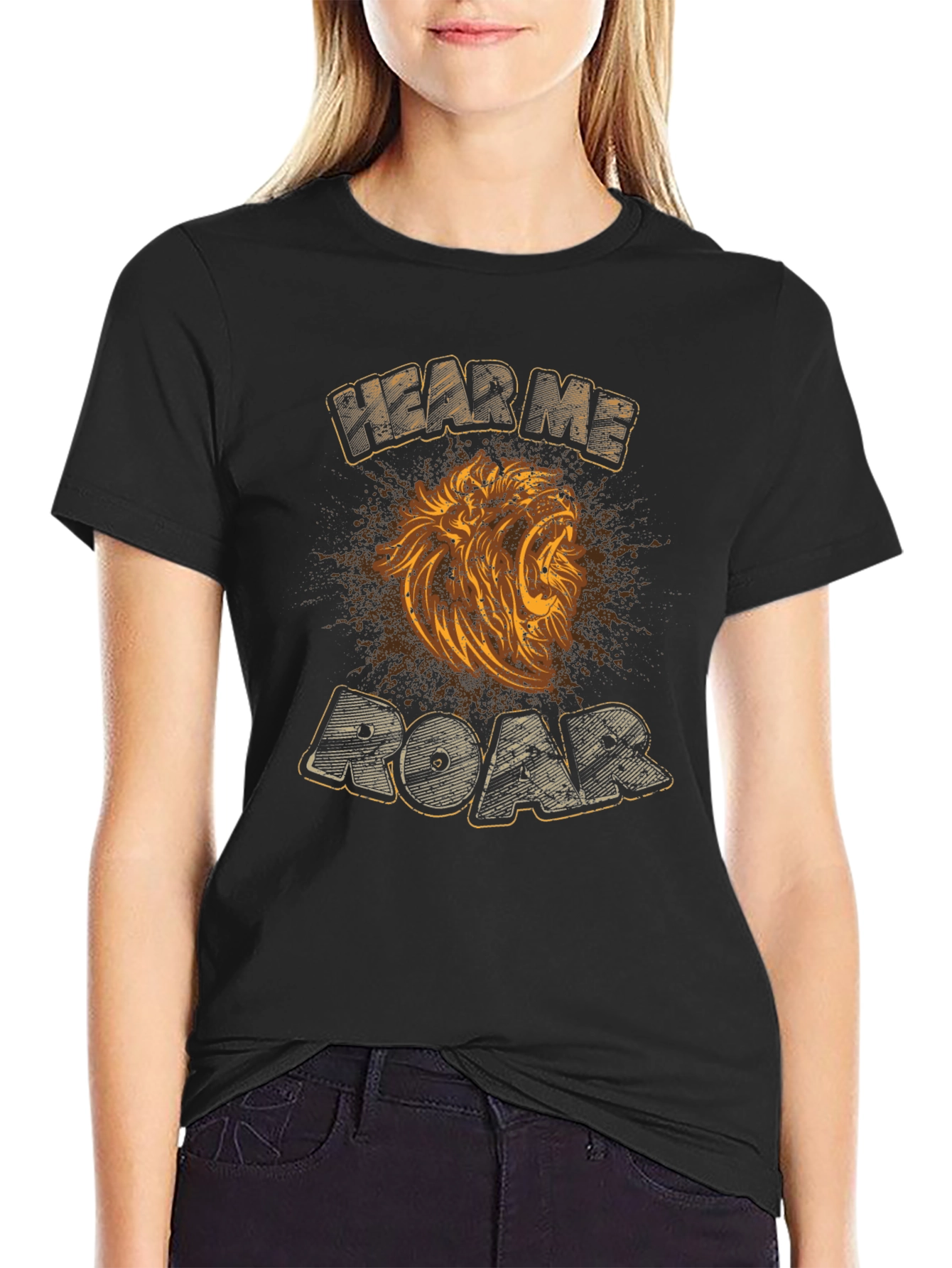 Hear Me Roar Lion Graphic Tee