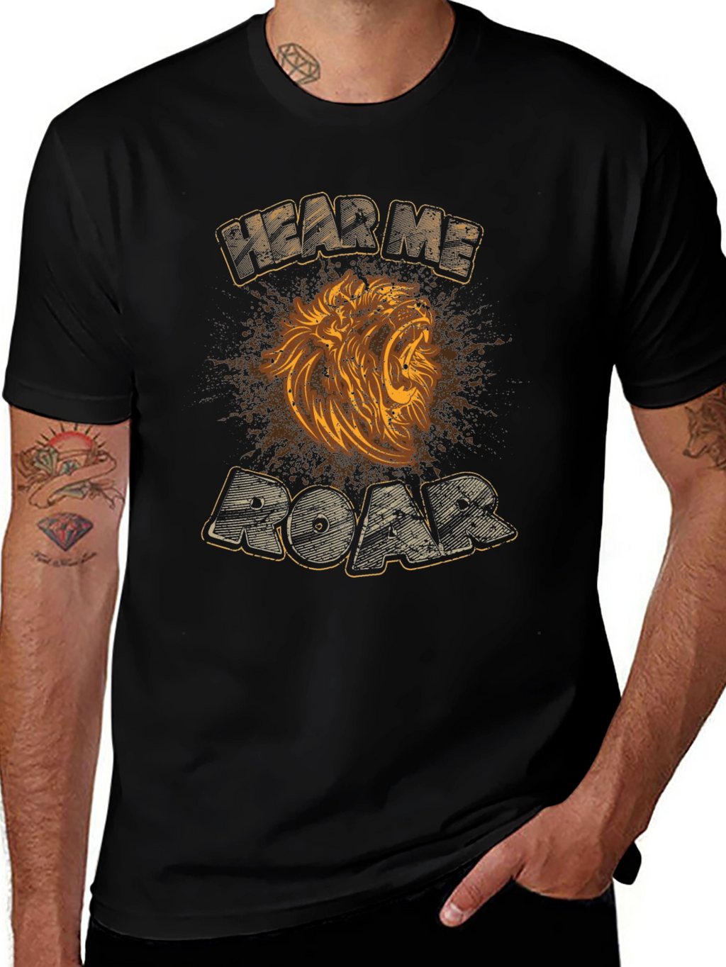 Hear Me Roar Lion Graphic Tee