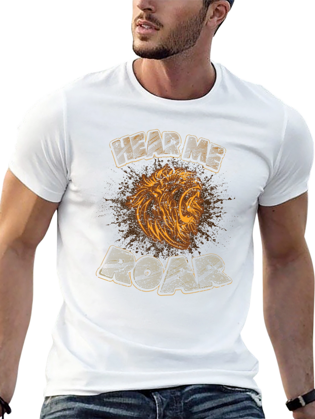 Hear Me Roar Lion Graphic Tee