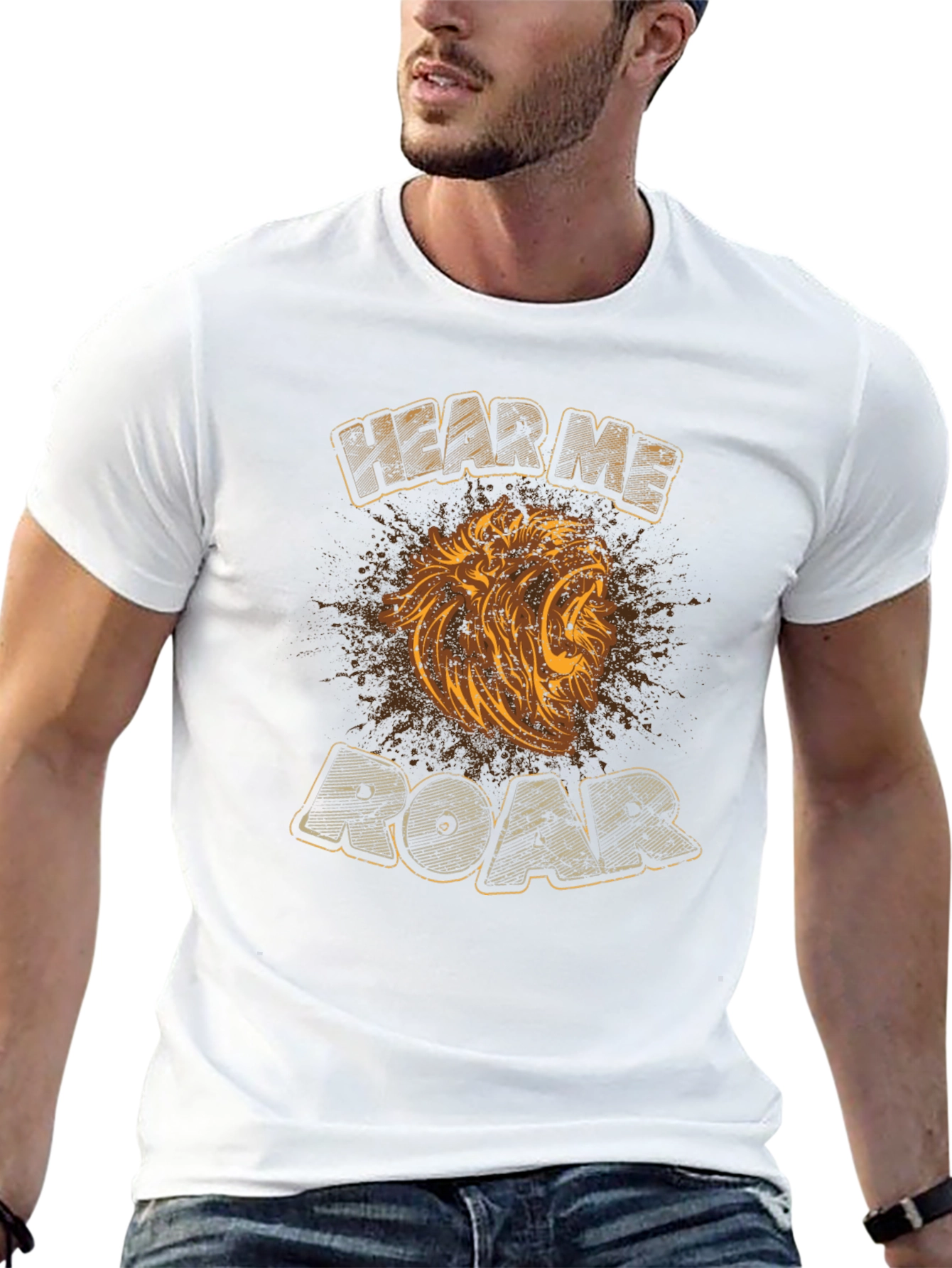 Hear Me Roar Lion Graphic Tee