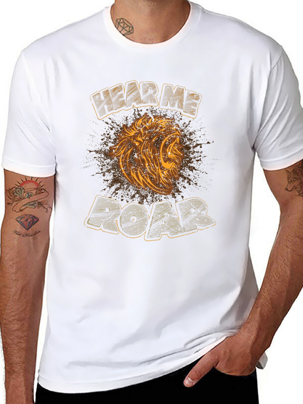 Hear Me Roar Lion Graphic Tee
