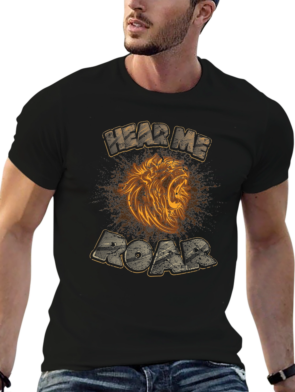 Hear Me Roar Lion Graphic Tee