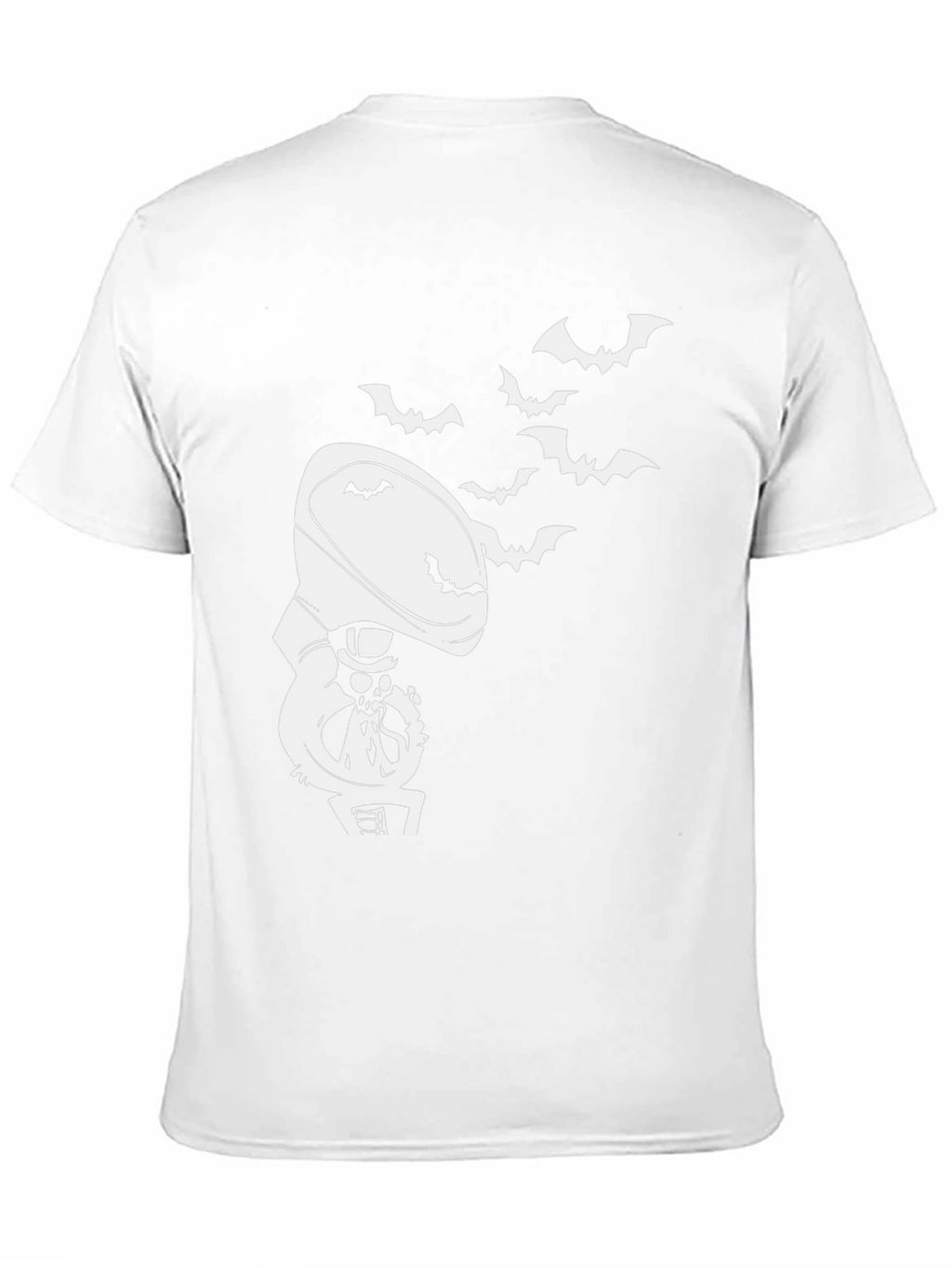 Halloween Phonograph Bat Graphic Tee
