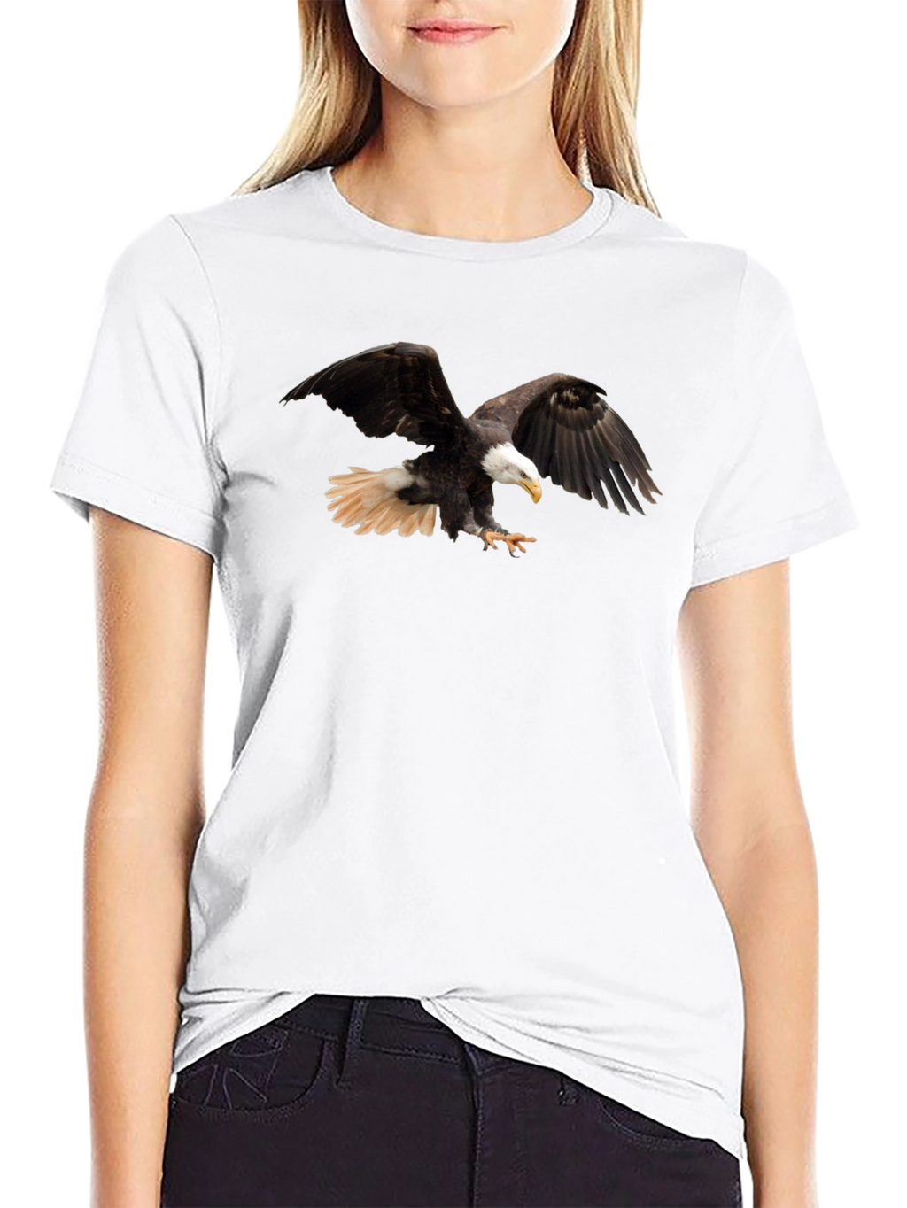 Eagle Graphic T-Shirt - Mens Black Tee