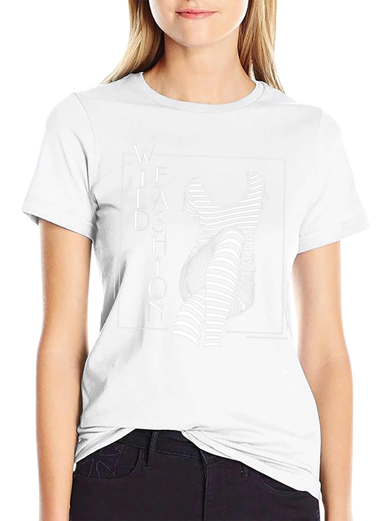 Wild Fashion Striped Illusion Tee