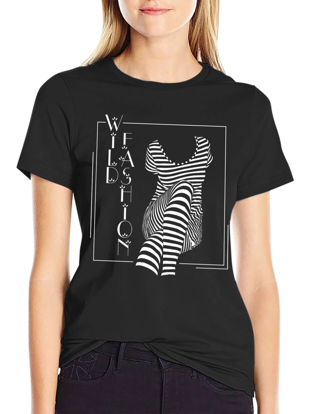 Wild Fashion Striped Illusion Tee