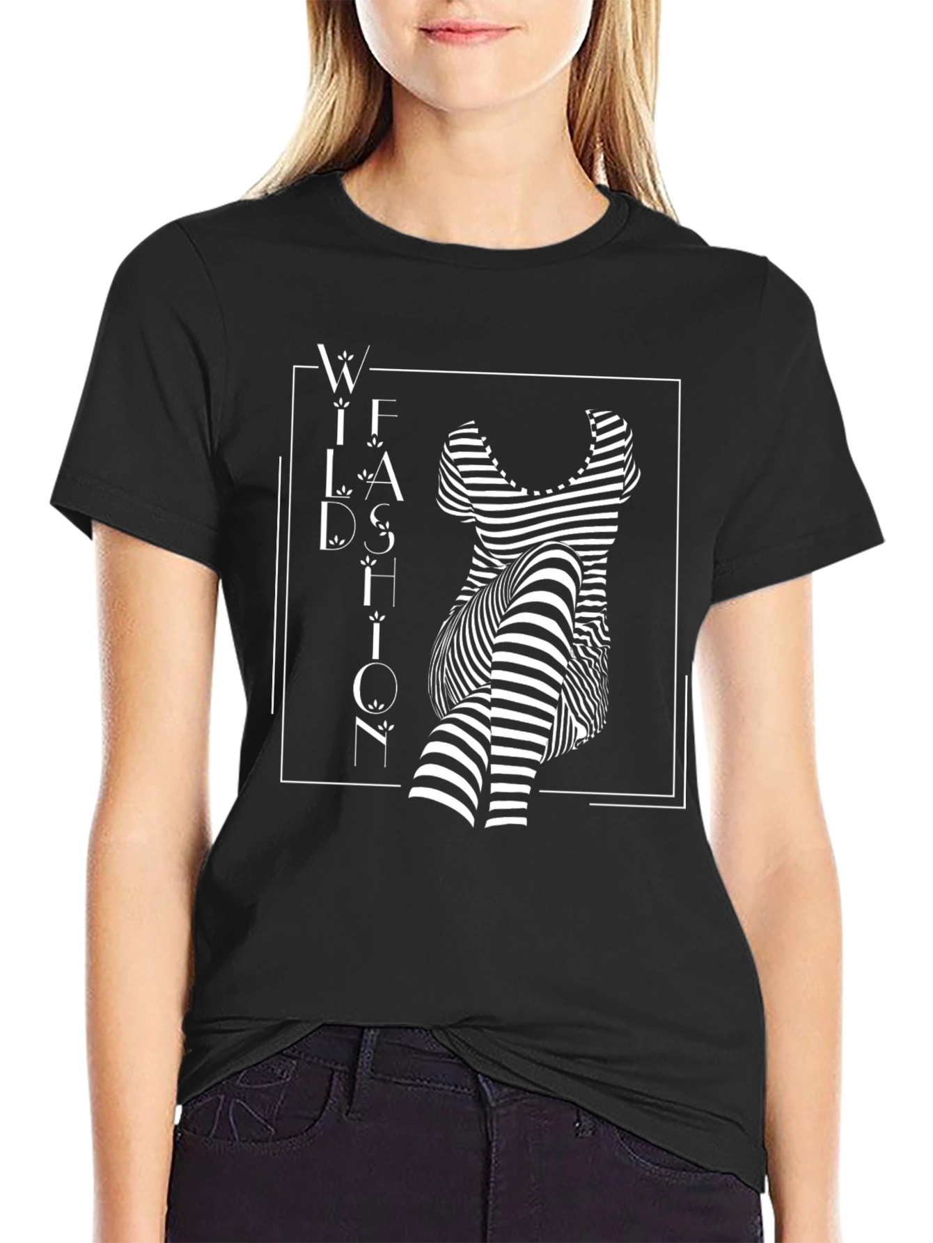 Wild Fashion Striped Illusion Tee