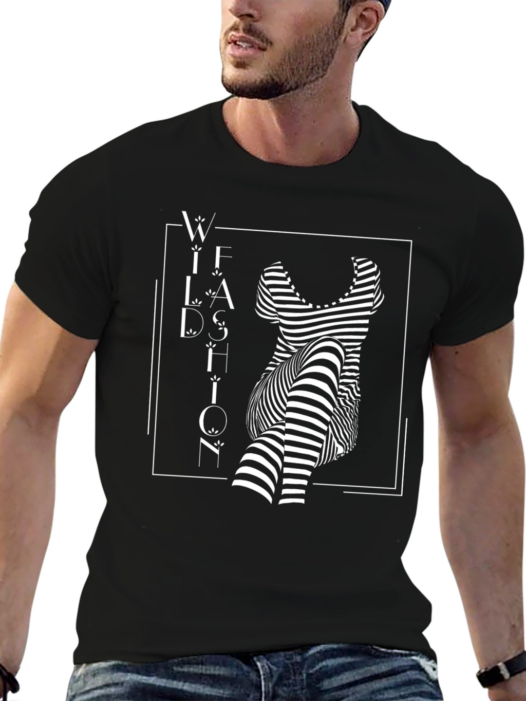 Wild Fashion Striped Illusion Tee