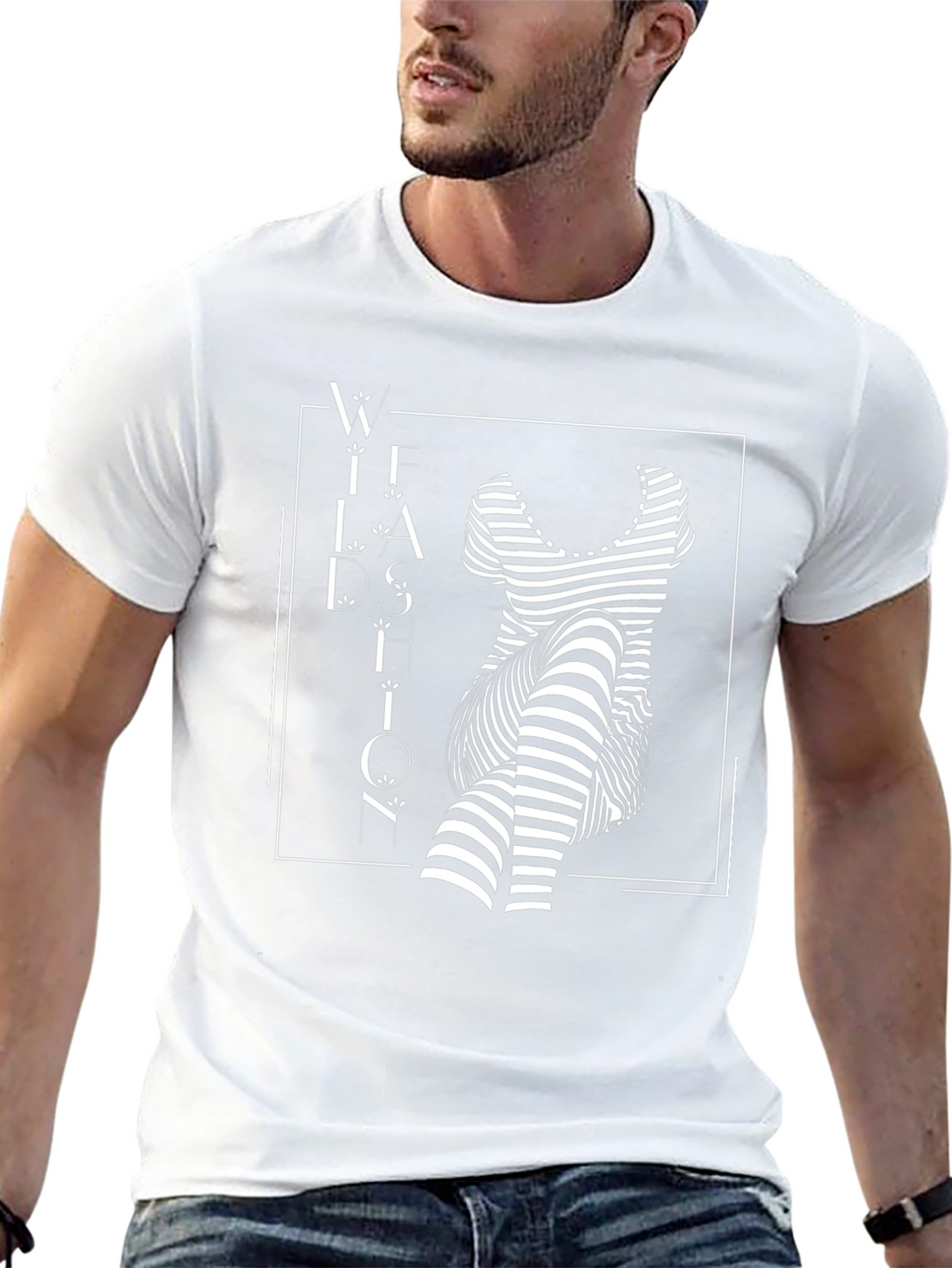 Wild Fashion Striped Illusion Tee