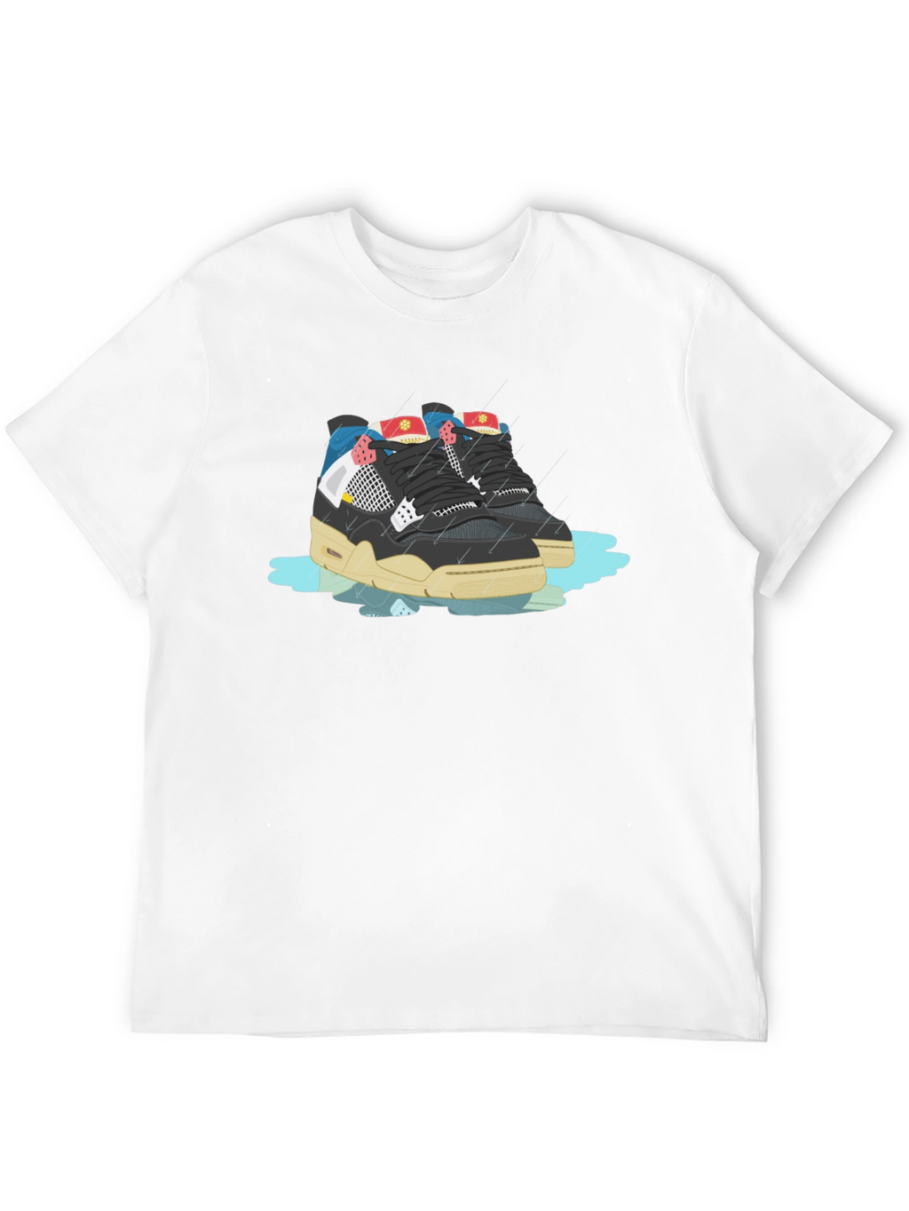 Sneaker Graphic Black T-Shirt