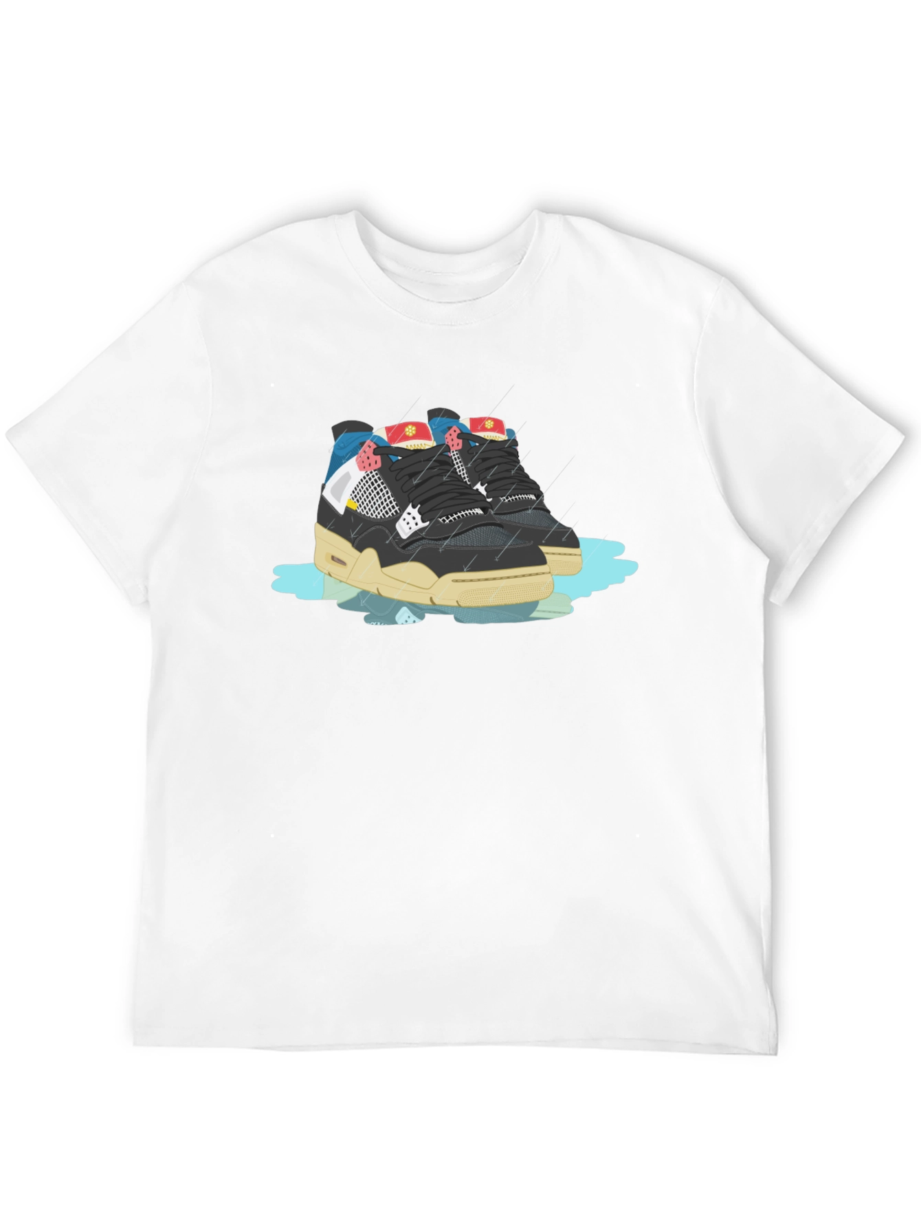 Sneaker Graphic Black T-Shirt