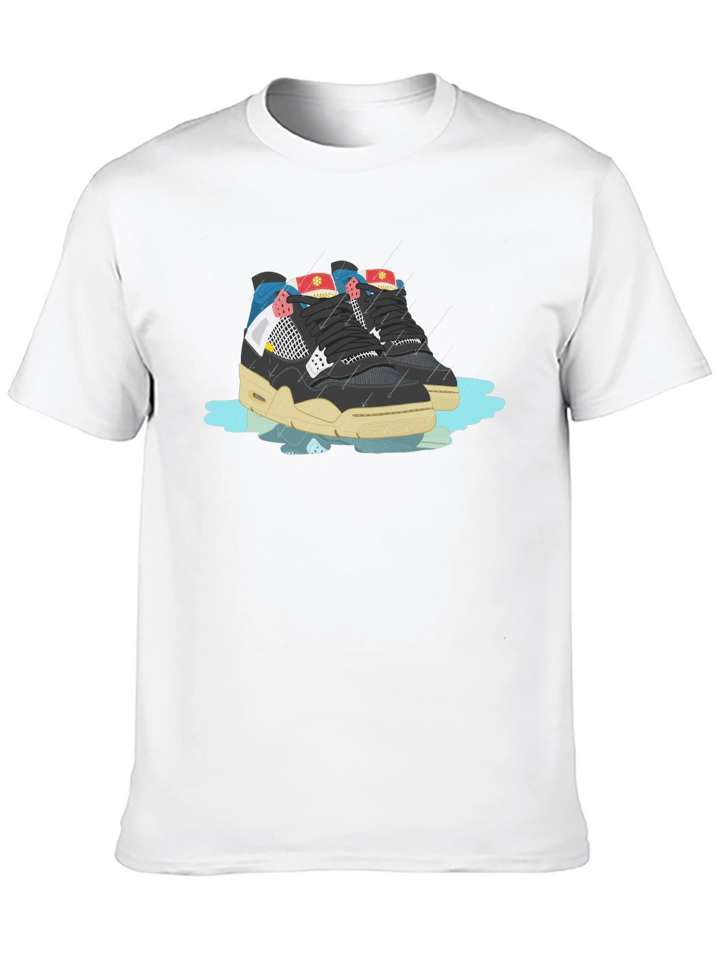 Sneaker Graphic Black T-Shirt