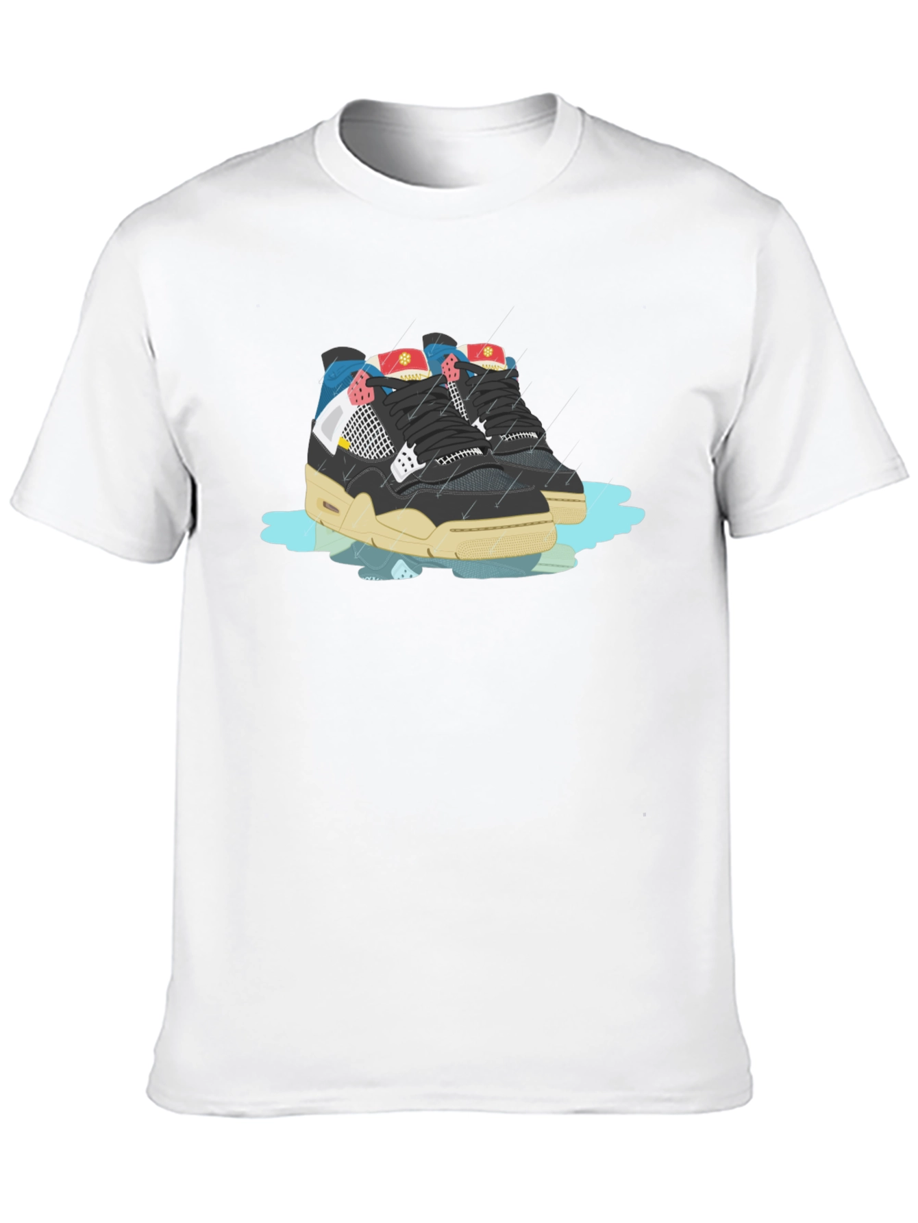 Sneaker Graphic Black T-Shirt