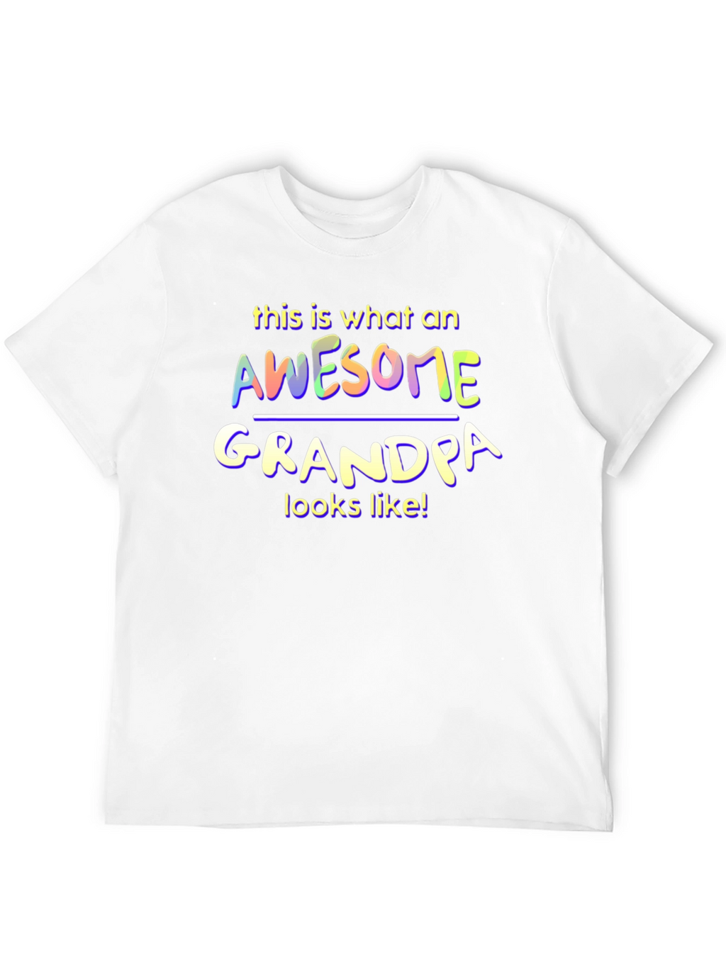 Awesome Grandpa T-Shirt - Perfect Gift!