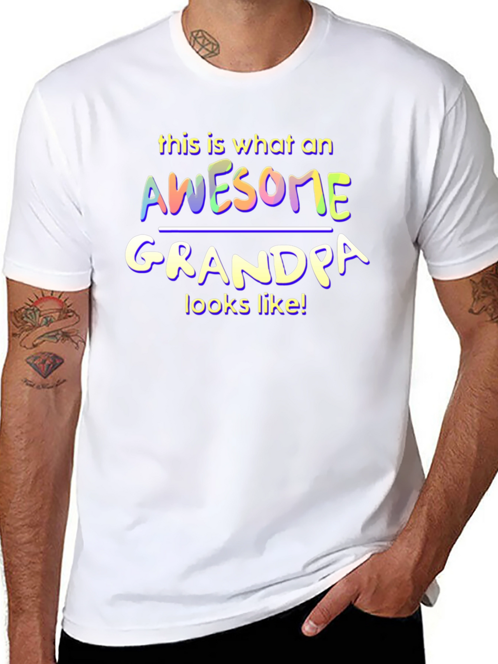 Awesome Grandpa T-Shirt - Perfect Gift!
