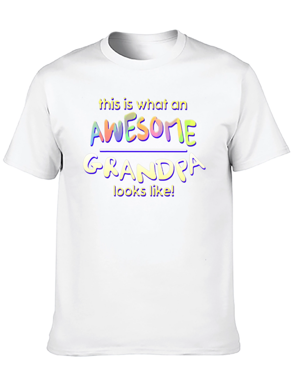 Awesome Grandpa T-Shirt - Perfect Gift!