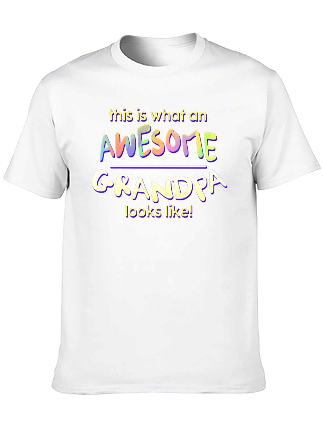 Awesome Grandpa T-Shirt - Perfect Gift!