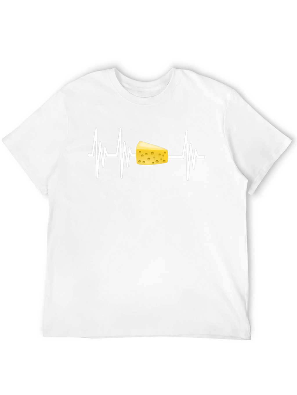 Cheese Heartbeat T-Shirt - Food Lover Tee