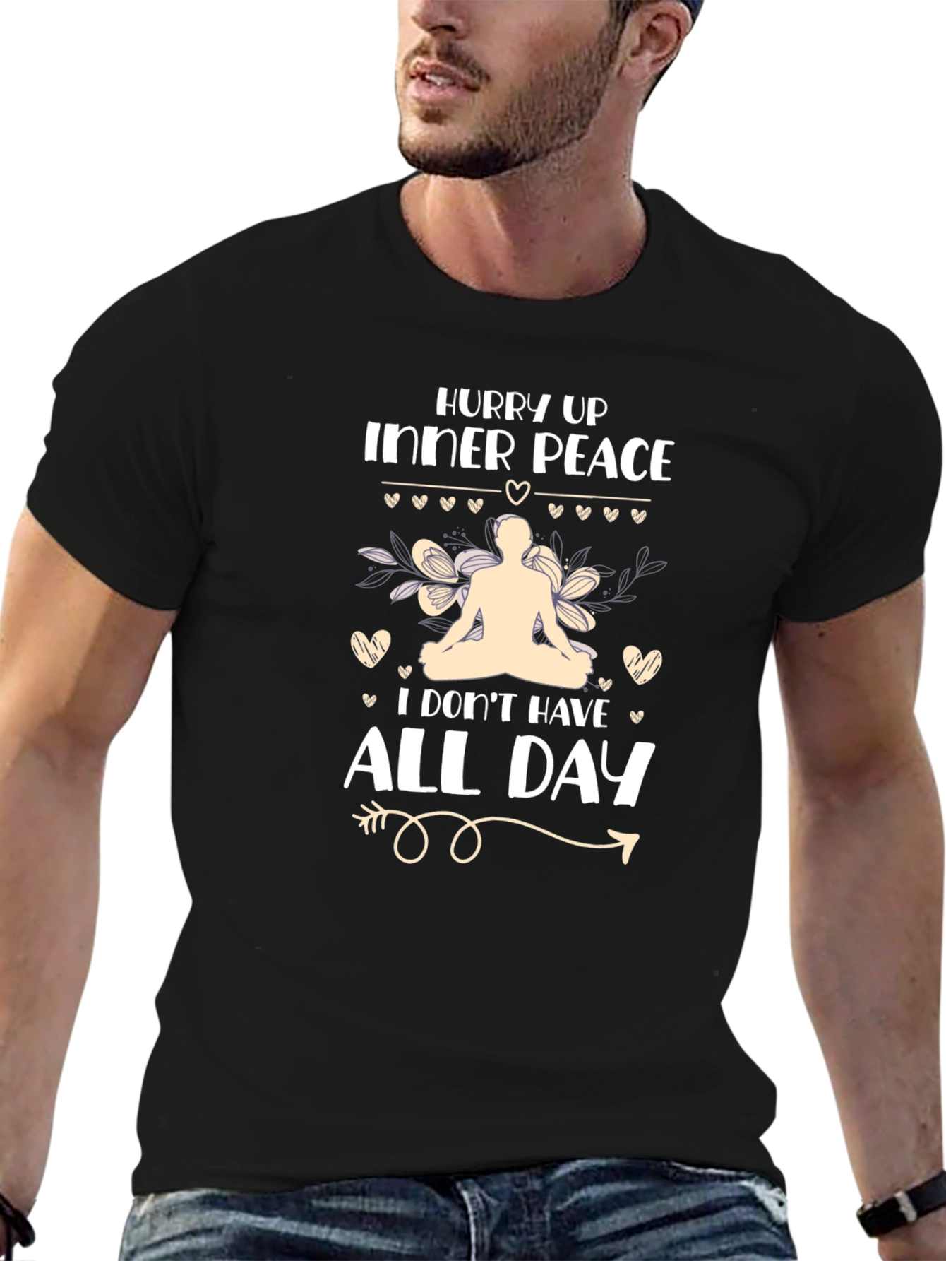 Hurry Up Inner Peace Graphic Tee