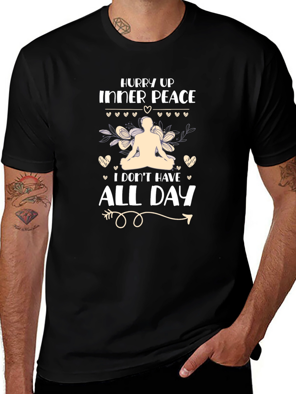 Hurry Up Inner Peace Graphic Tee