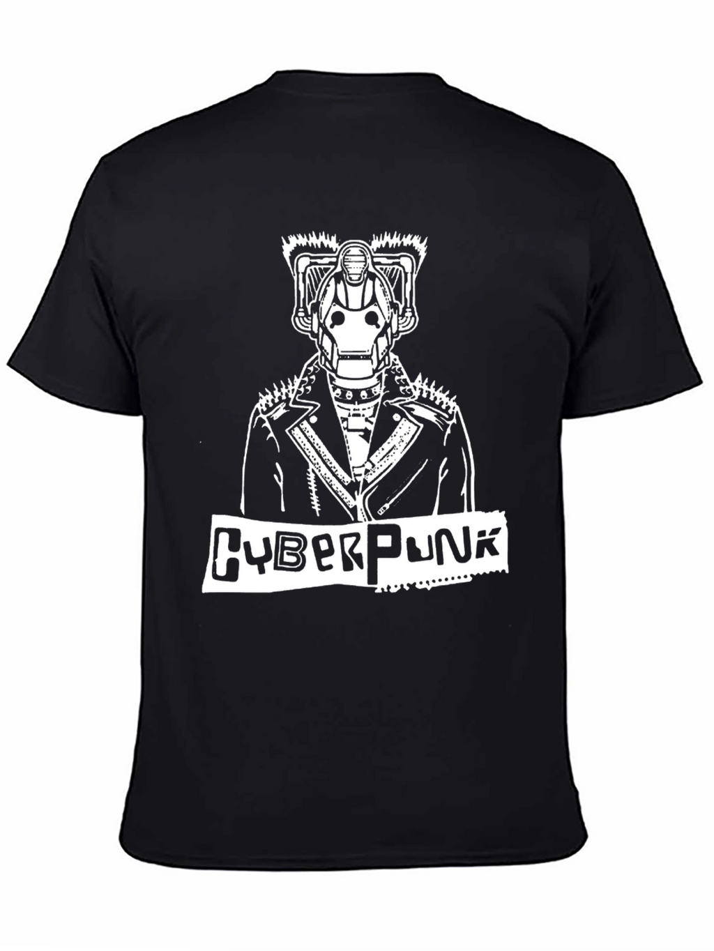 Cyberpunk Robot Graphic T-Shirt
