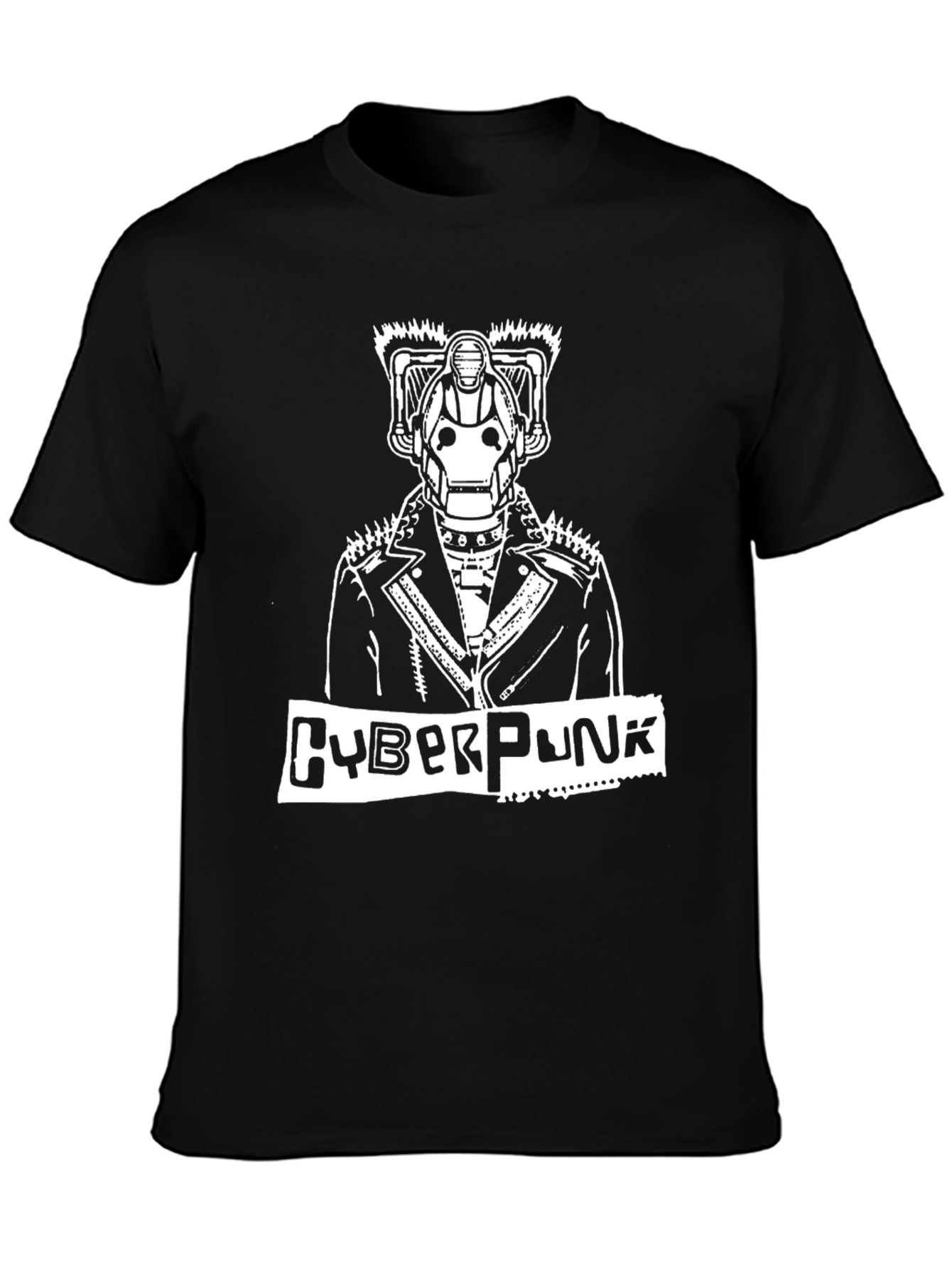 Cyberpunk Robot Graphic T-Shirt
